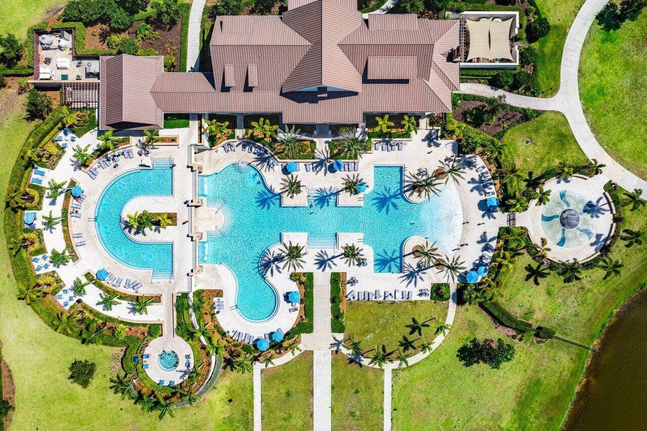 Top View Club House Pool