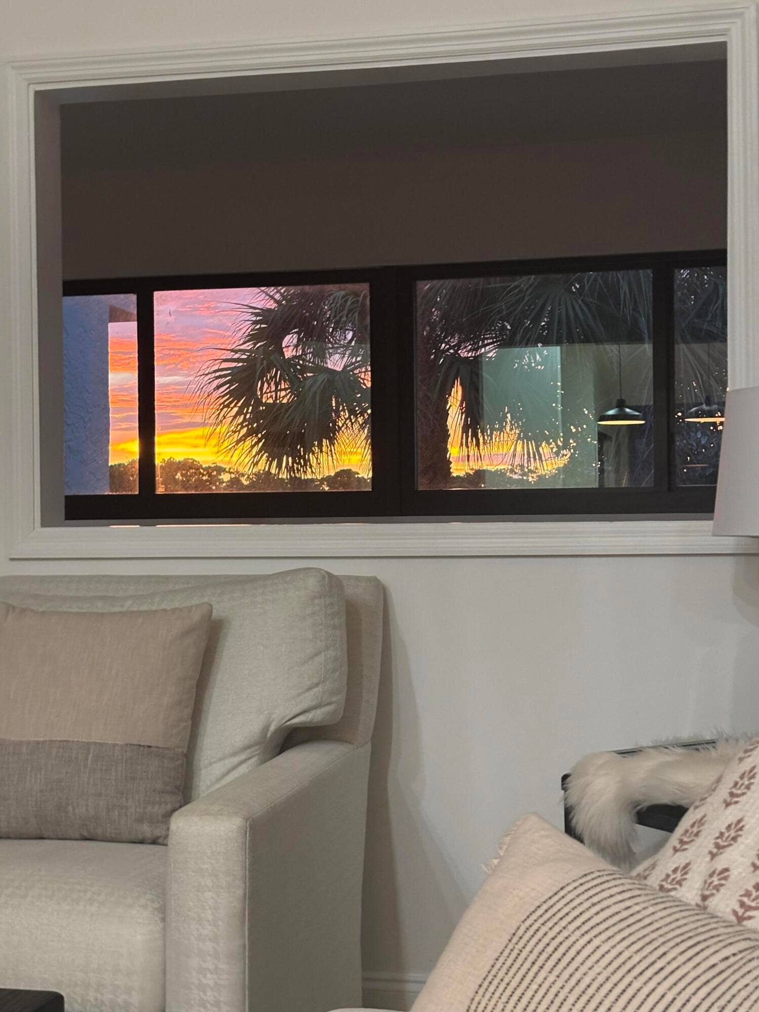202 SEA OATS Drive E, #E, Juno Beach, Juno Beach, FL 33408 JUNO SUNSET FROM INSIDE