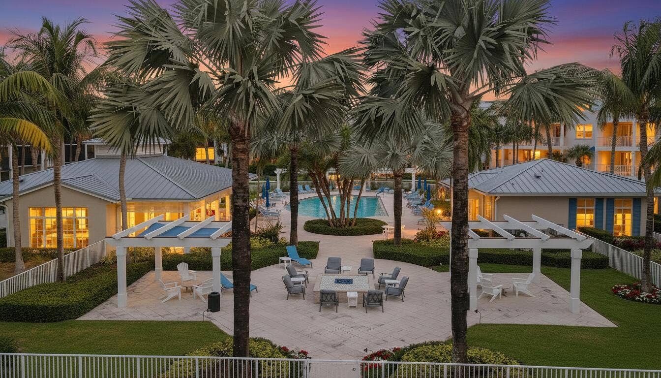 235 Bay Colony Drive N, Juno Beach, FL 33408 twilight amenities