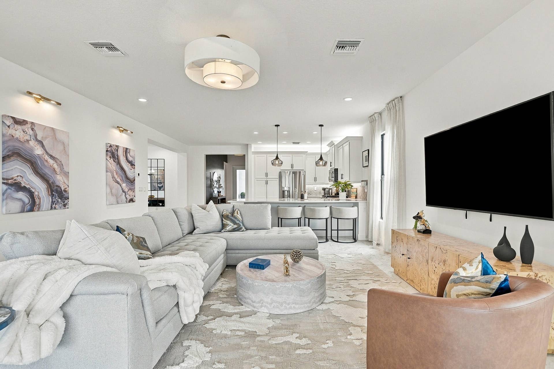 12520 SW Briny Bay Drive, Port St Lucie, FL 34987 Open Living and Kitchen area