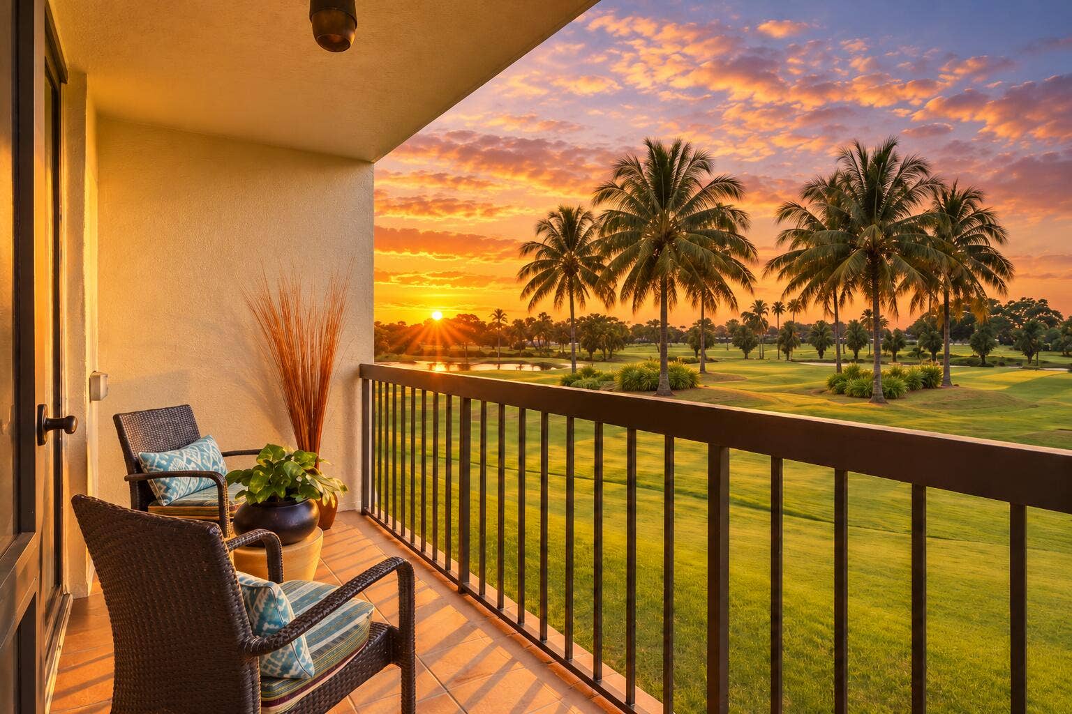 5257 Fountains Drive S, #205, Greenacres, FL 33467 Beautiful Sunsets