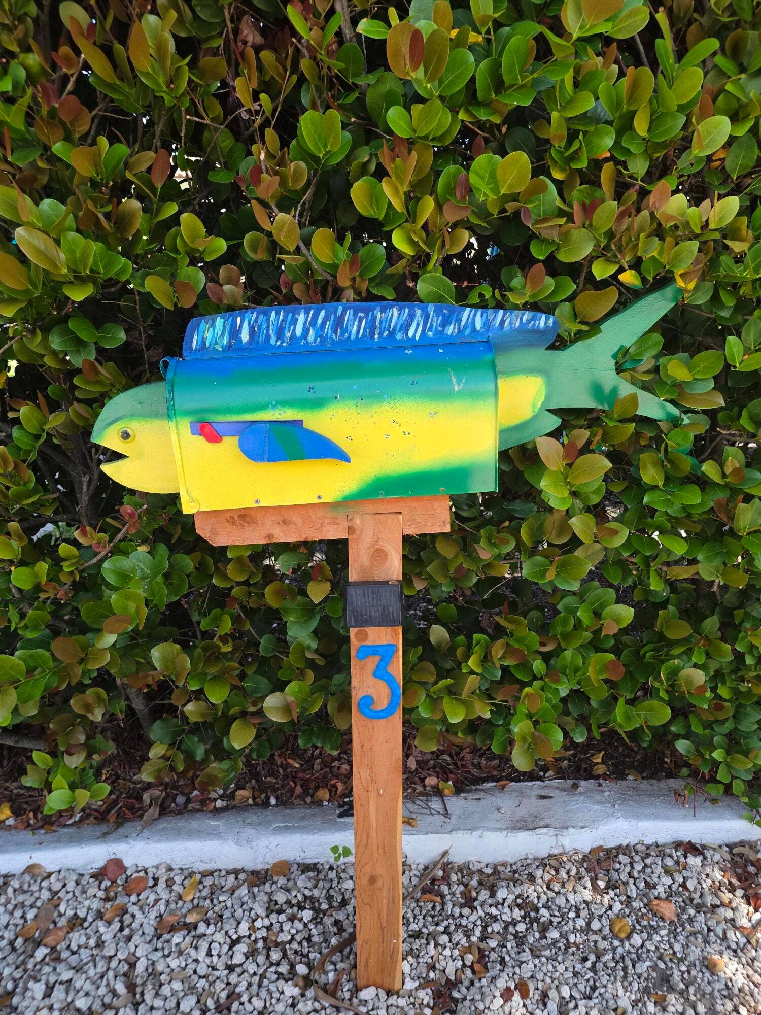 218 S M Street, #3, Lake Worth Beach, FL 33460 mahi mailbox decor