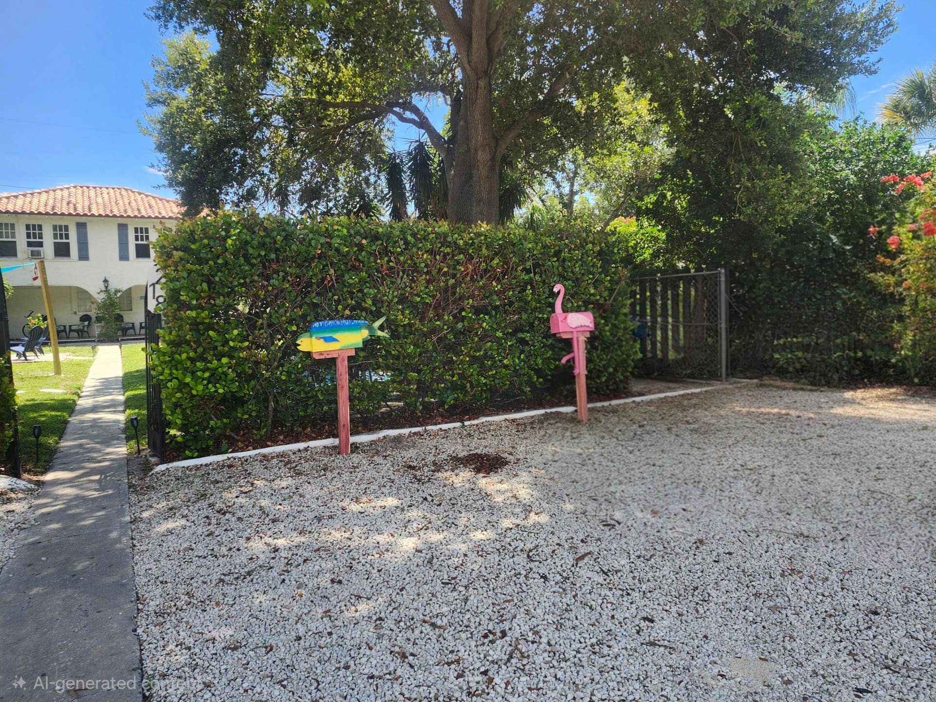 private driveway parking
