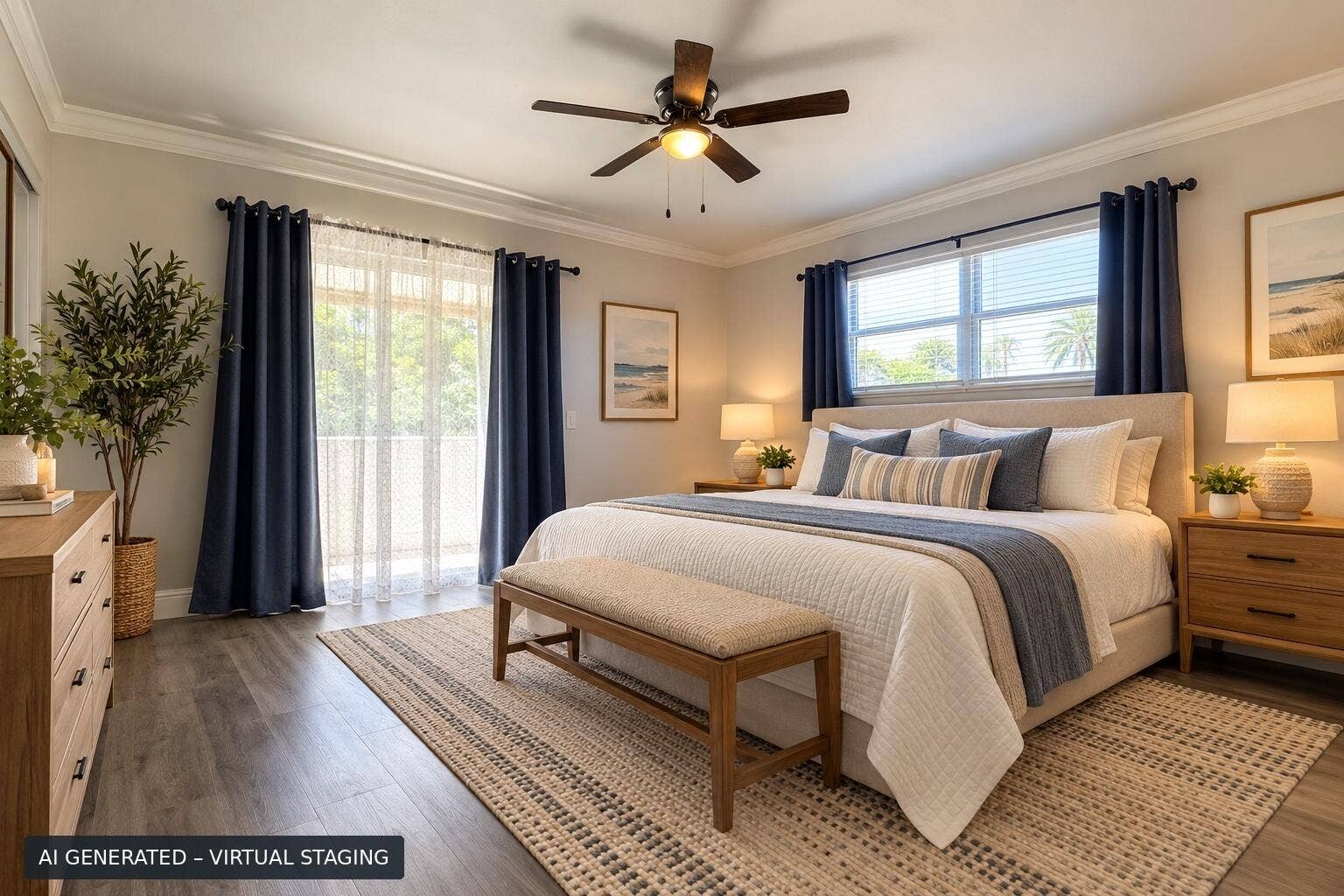 337 Sheffield N, West Palm Beach, FL 33417 Bedroom_Virtual_Staging