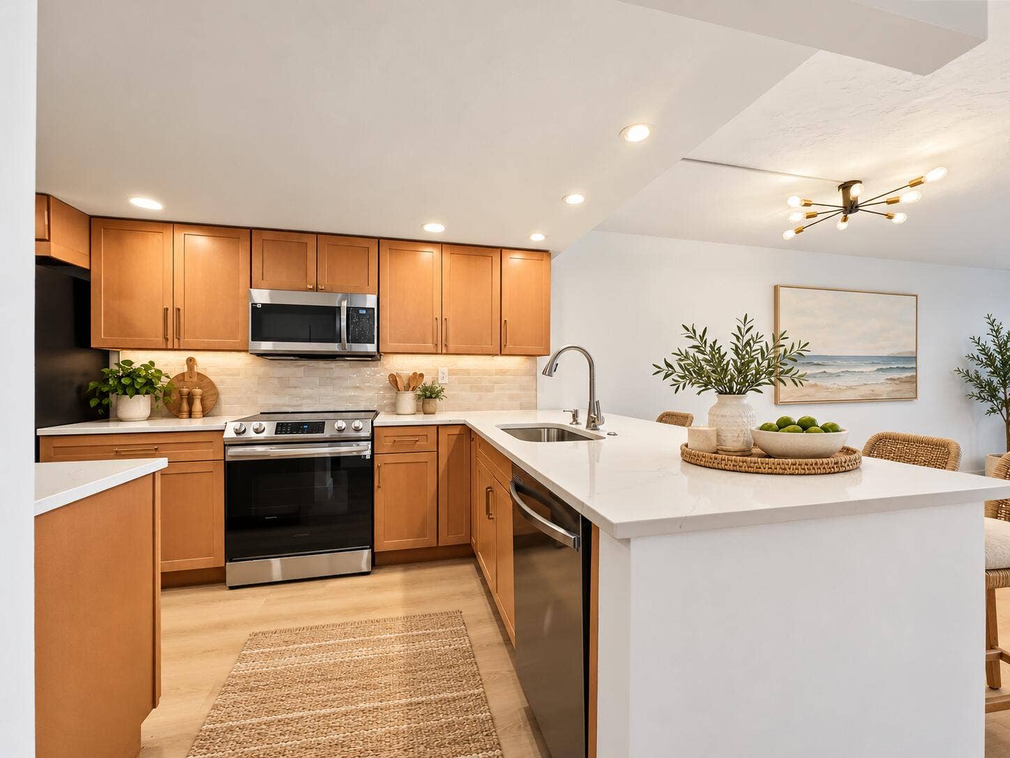 Kitchen (Virtually Staged)