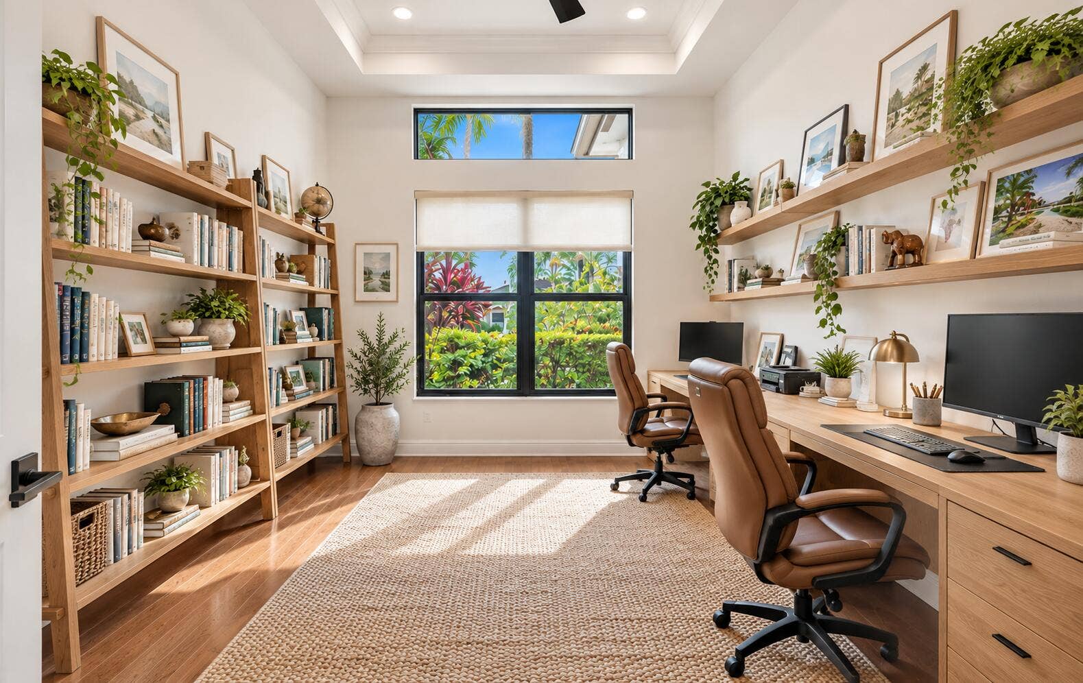 Bedroom 5 with lots of natural light! (used as office, flex or den-no closet can easily be added)