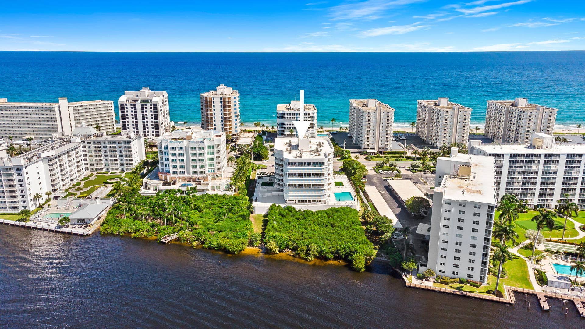 intracoastal south facing