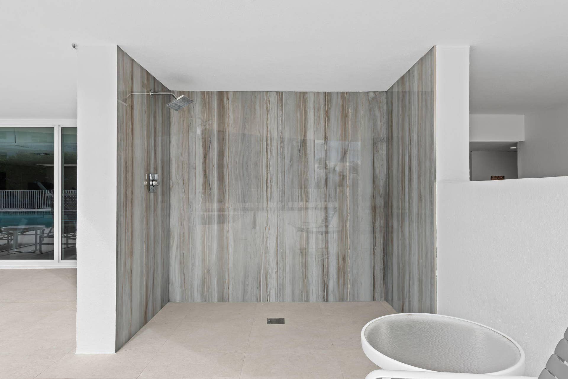 outdoor shower