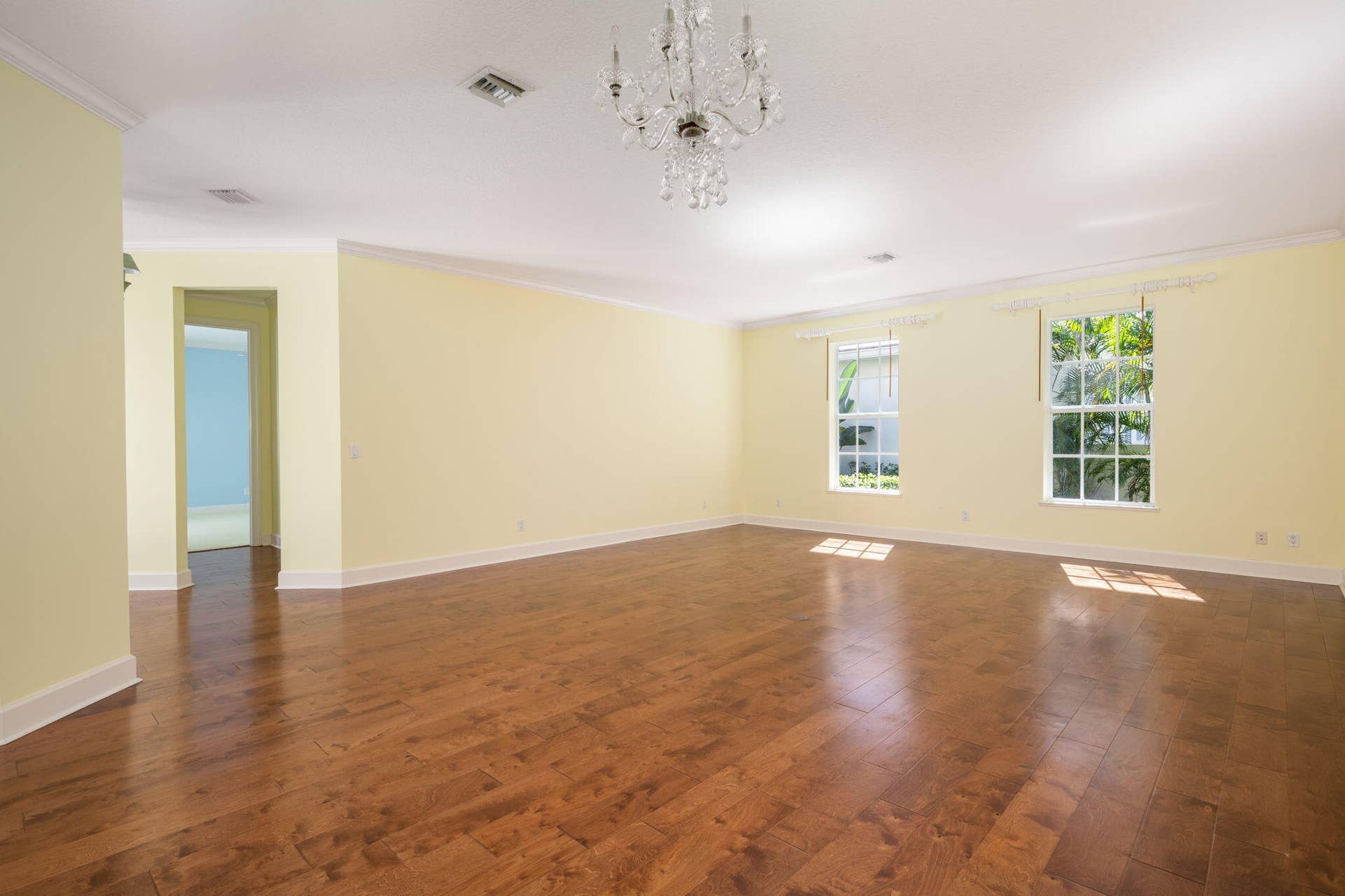 room was expanded a couple extra feet more than most
