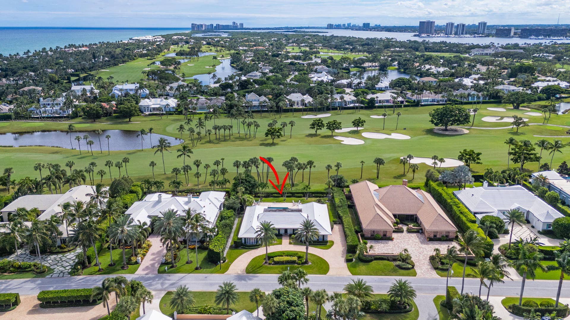 Southern exposure & double fairway view