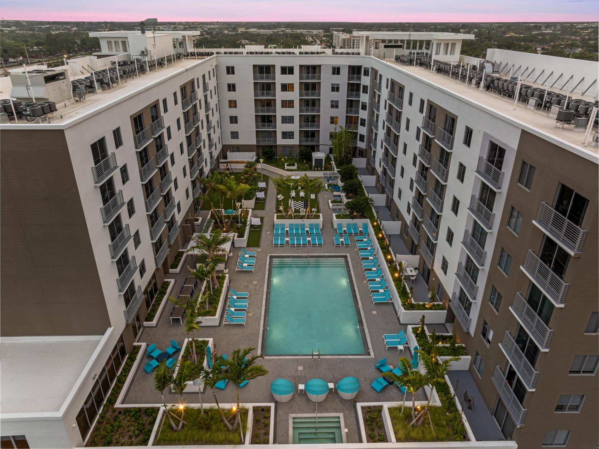 200 NE 1ST Avenue, #223, Pompano Beach, FL 33060 Old Town Square Twilight (28)
