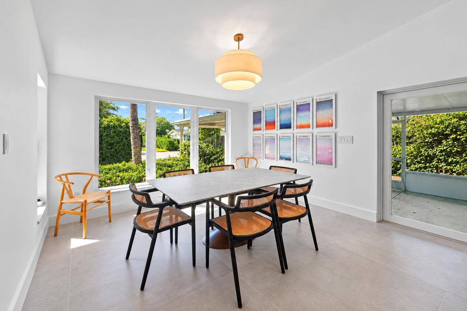375 LINDA Lane, West Palm Beach, FL 33405 Airy Modern Dining Room Retreat-1