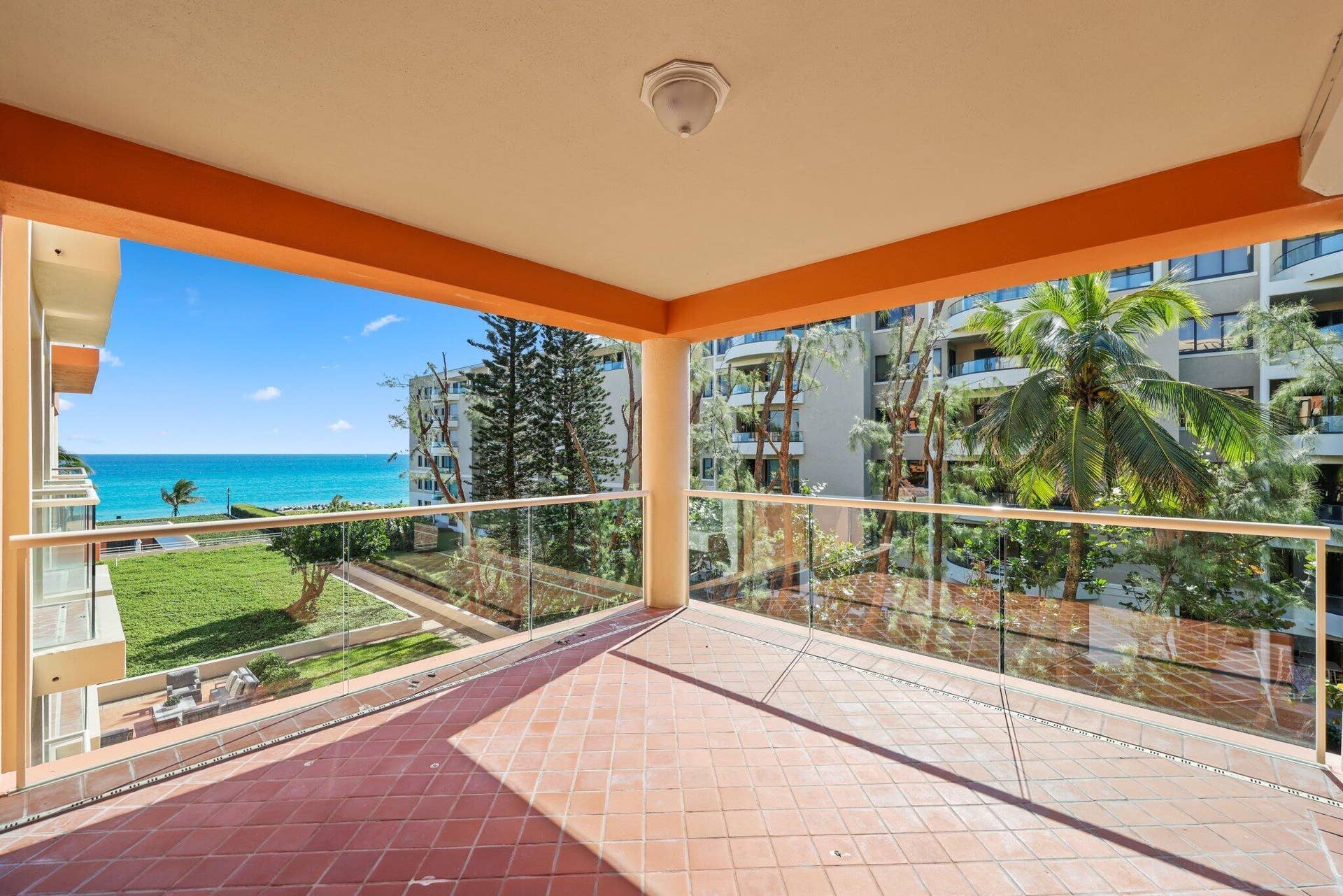 Covered Terrace - Highly desired SE Exposure - Direct Ocean Views