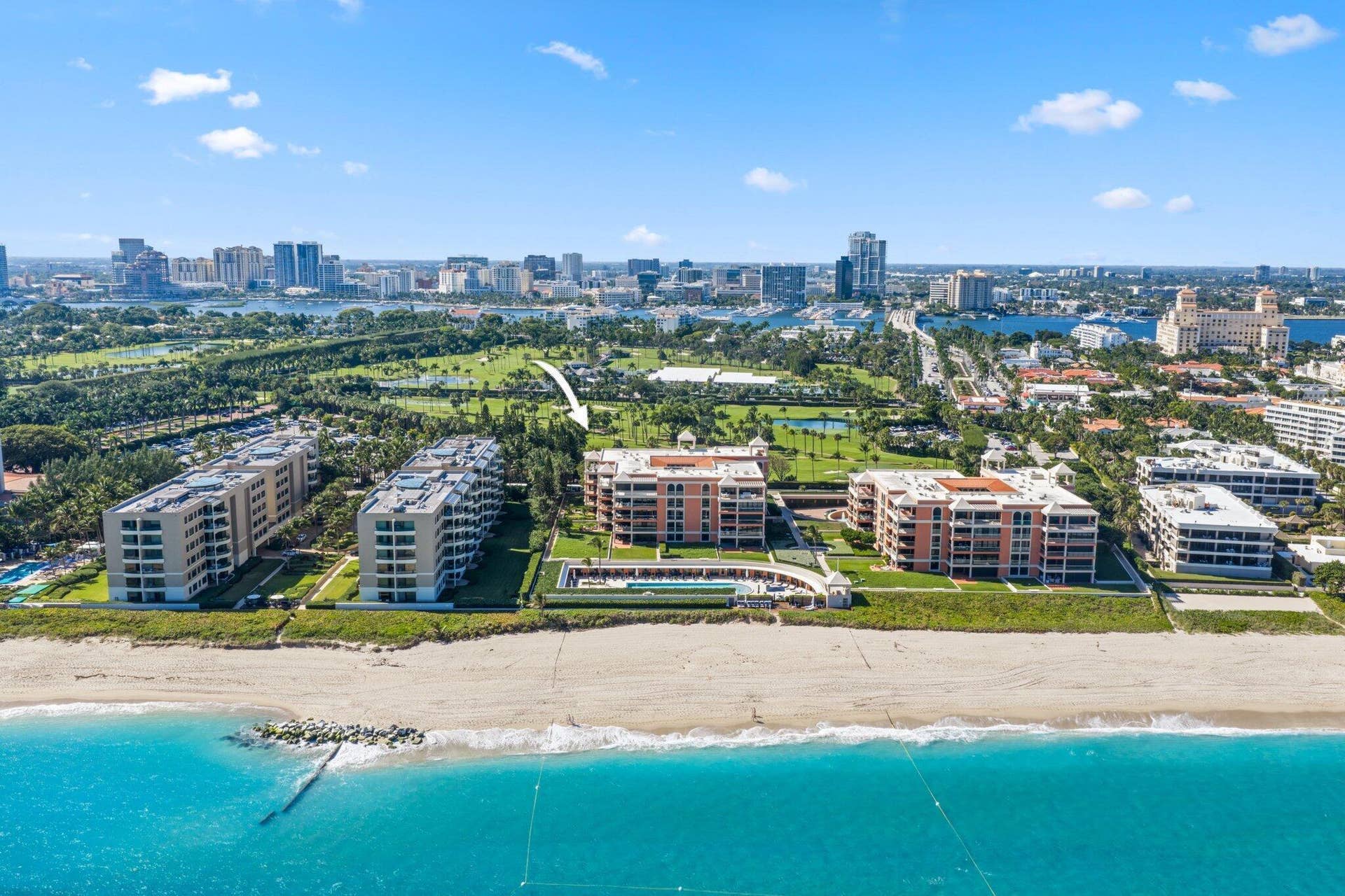 Aerial - 2 North Breakers Row S-32, Palm Beach