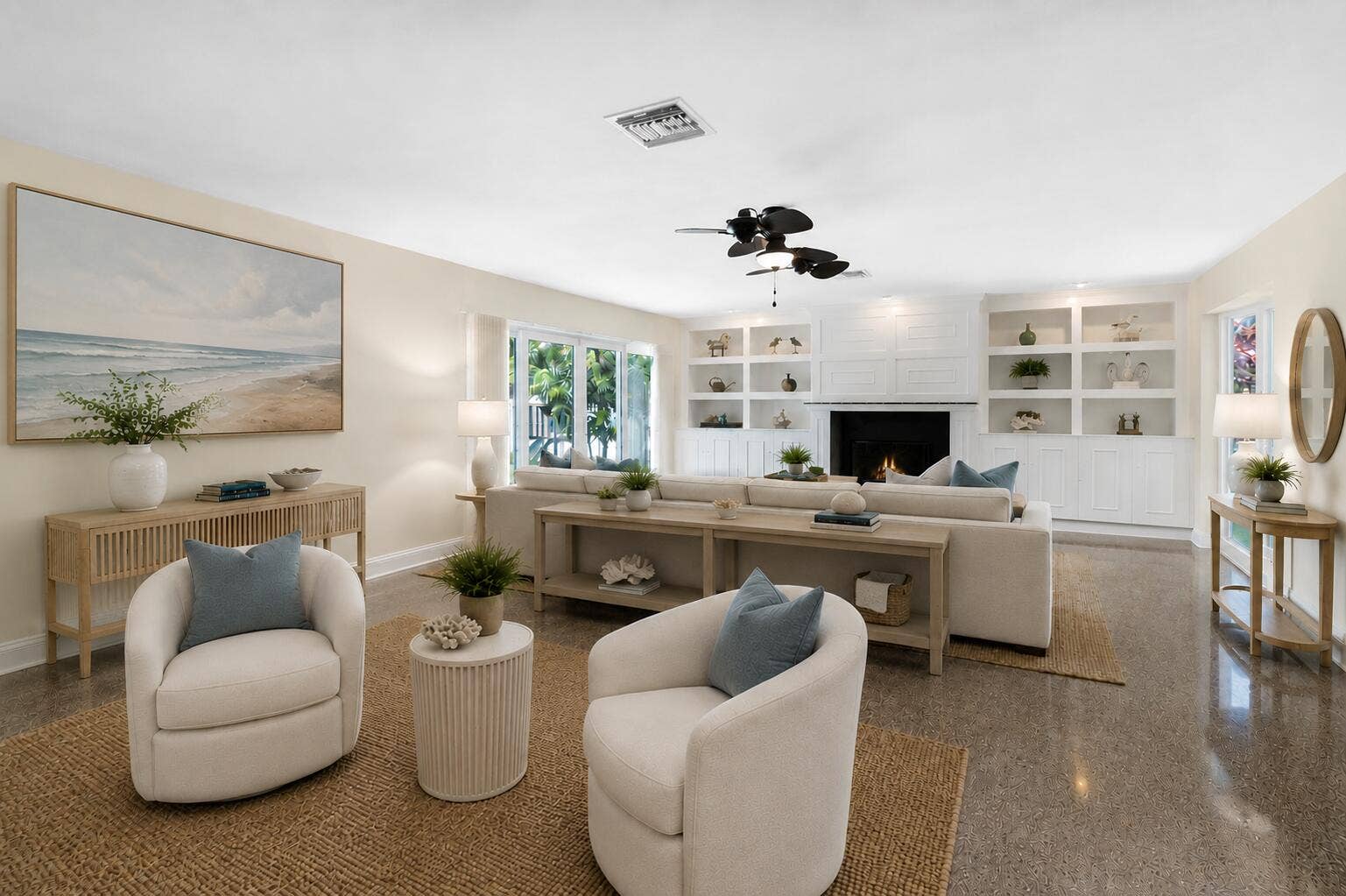 Virtually Staged Living Area