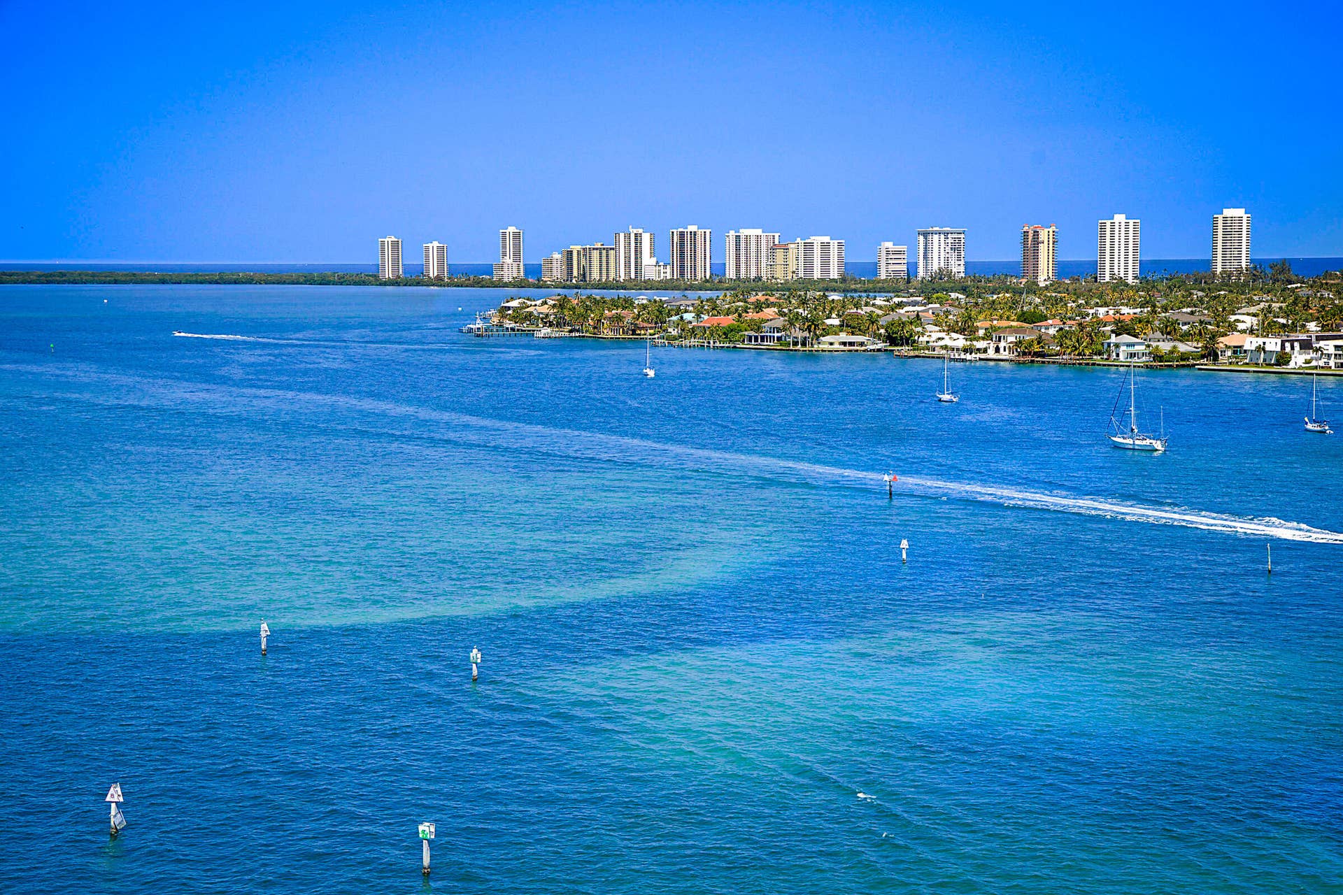2640 LAKE SHORE Drive, #1711, Riviera Beach, FL 33404 VIEWS FROM BALCONY