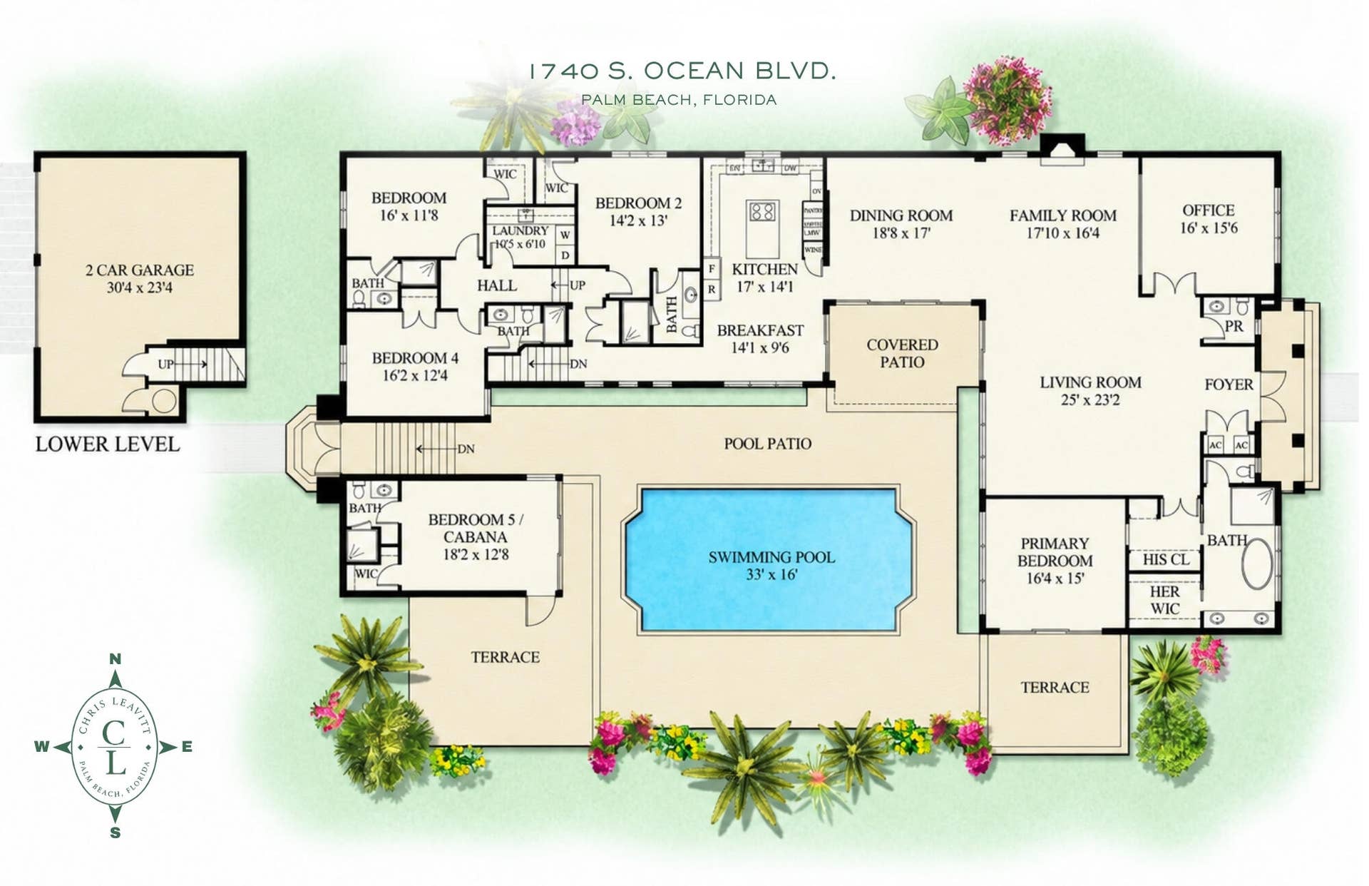 1740 S. Ocean Blvd. - Floor Plan