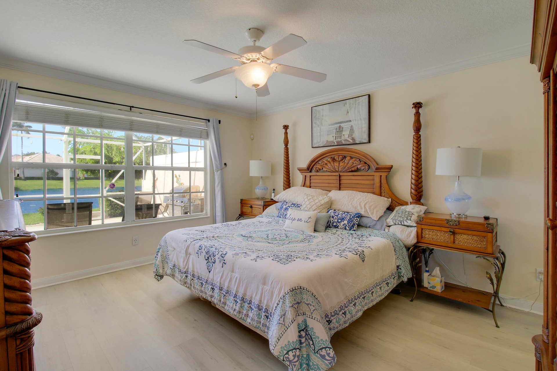 Master Bedroom with lake view
