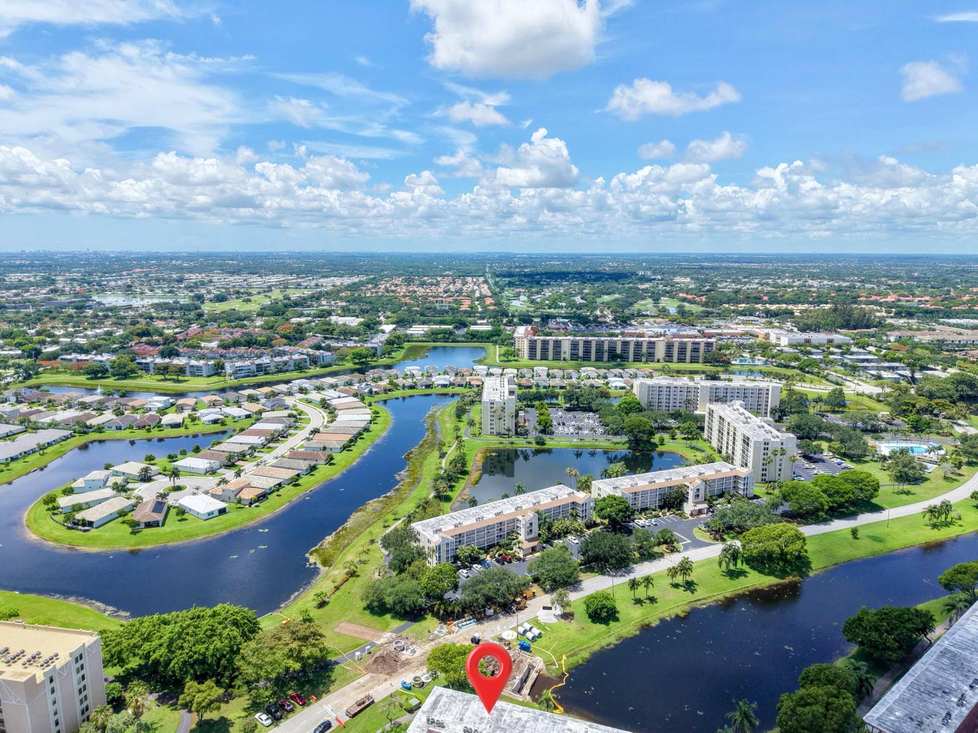 7280 Amberly Lane, #201, Delray Beach, FL 33446 Panoramic to South