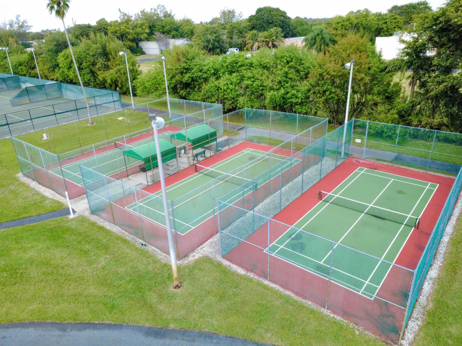 7280 Amberly Lane, #201, Delray Beach, FL 33446 Pickleball Bird Eye View