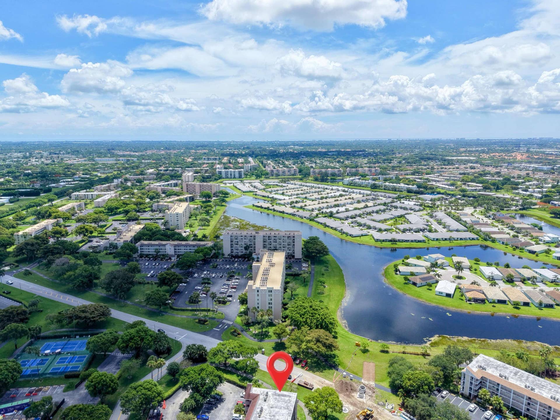 7280 Amberly Lane, #201, Delray Beach, FL 33446 Panoramic to East