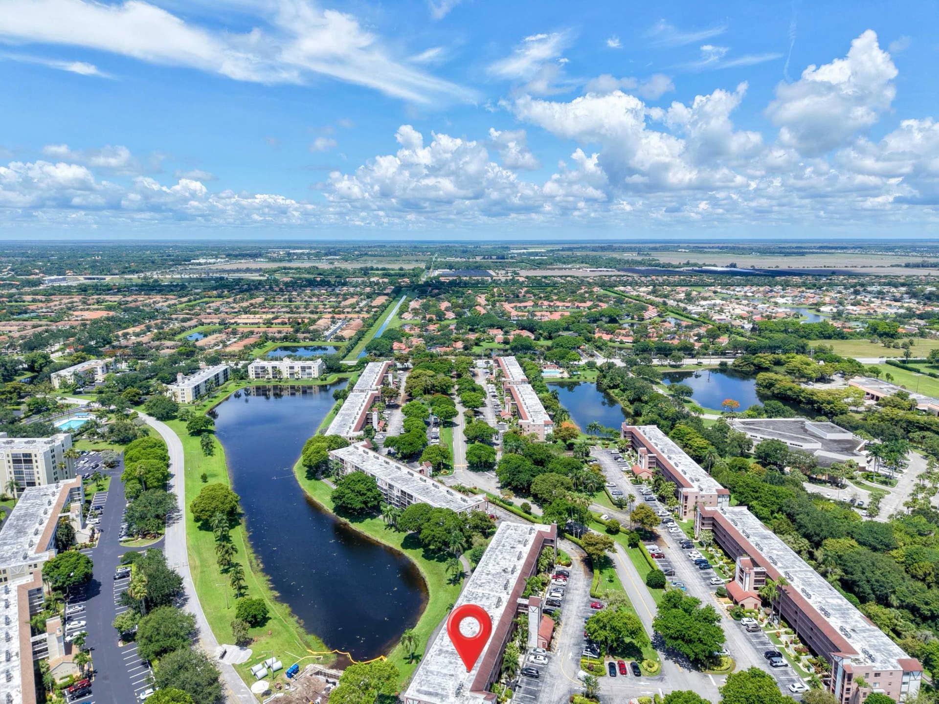 7280 Amberly Lane, #201, Delray Beach, FL 33446 Panoramic to West