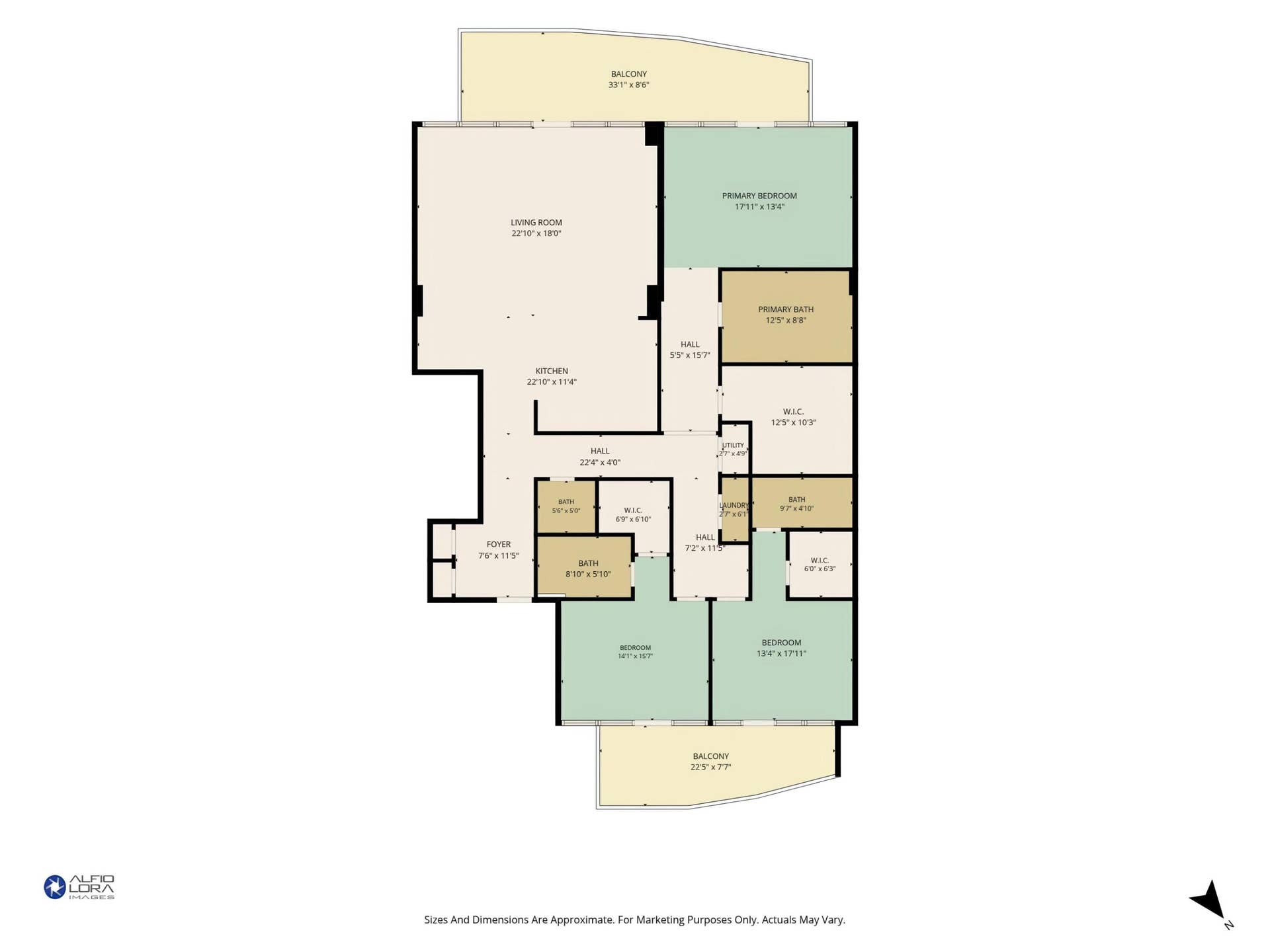 1090 NW North River Drive, #402, Miami, Miami, FL 33132 FLOORPLAN