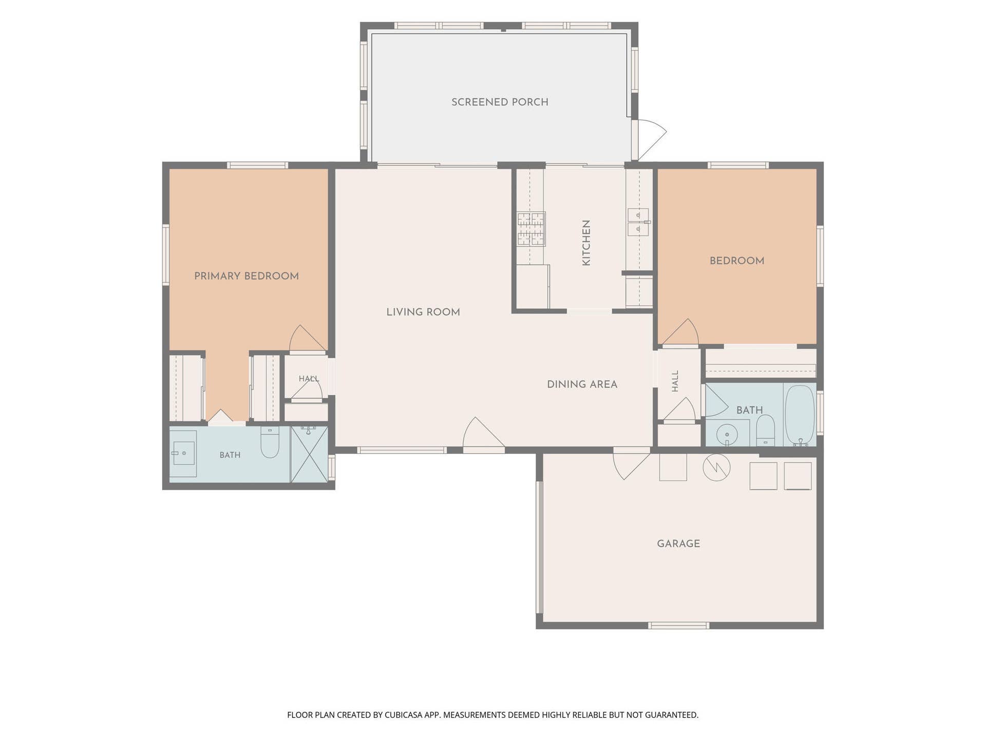 6420 NW 29th Street, Sunrise, FL 33313 48-web-or-mls-2D Floor plan for 6420 Nor