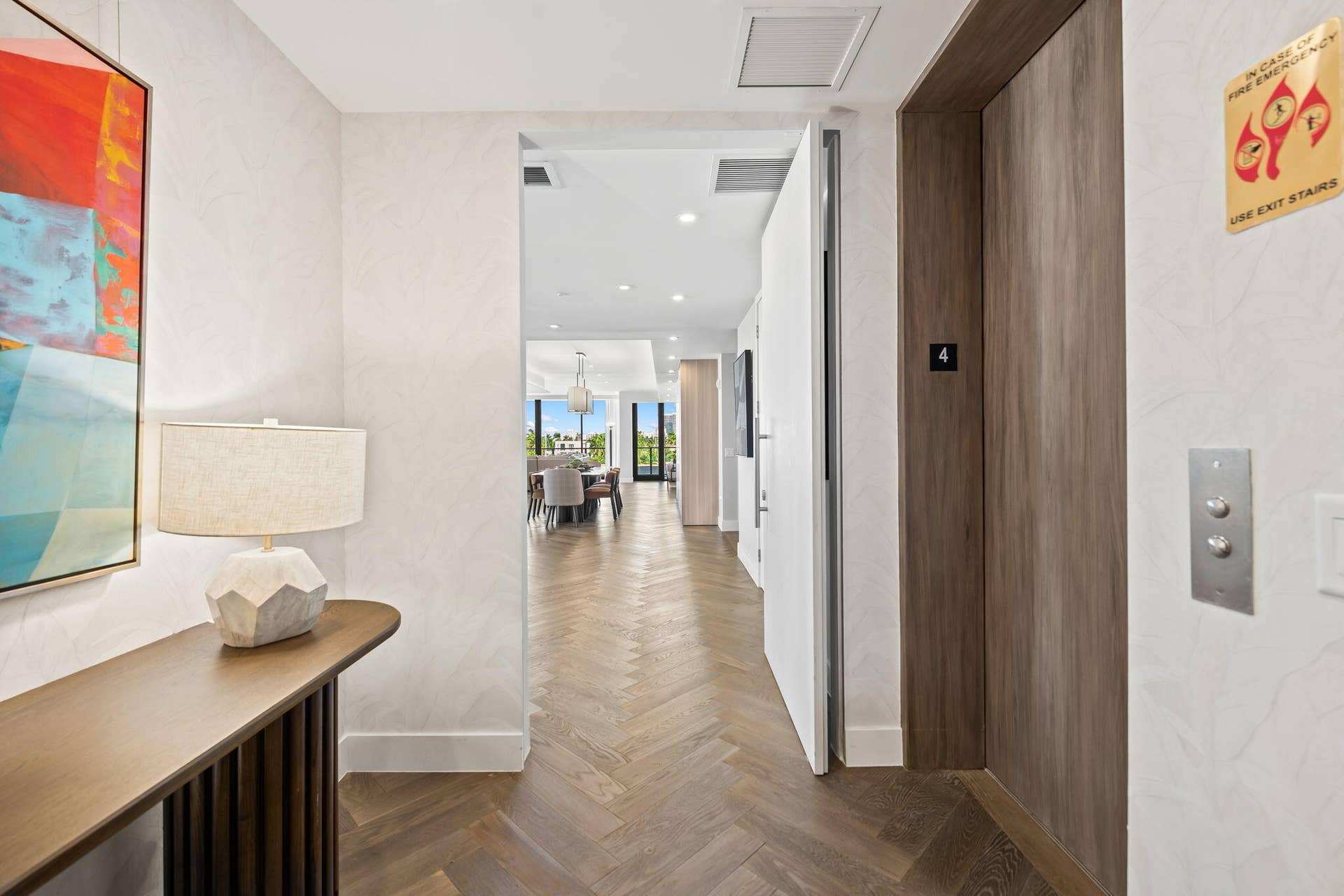 Elevator foyer