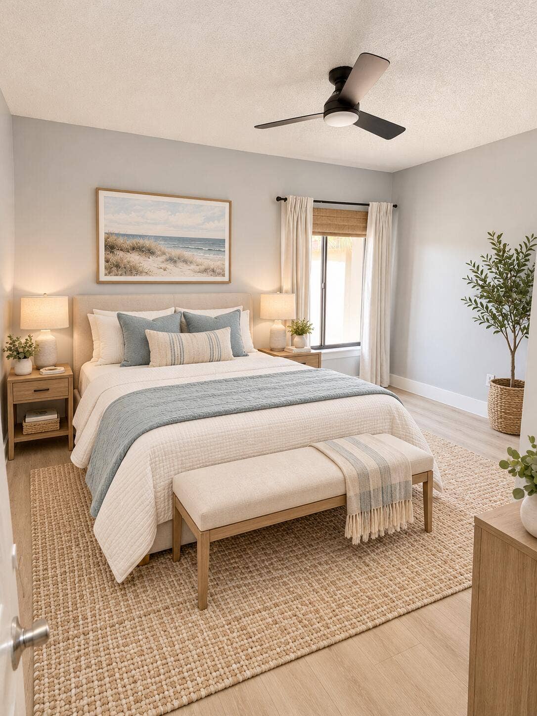 Guest Bedroom Virtually Staged