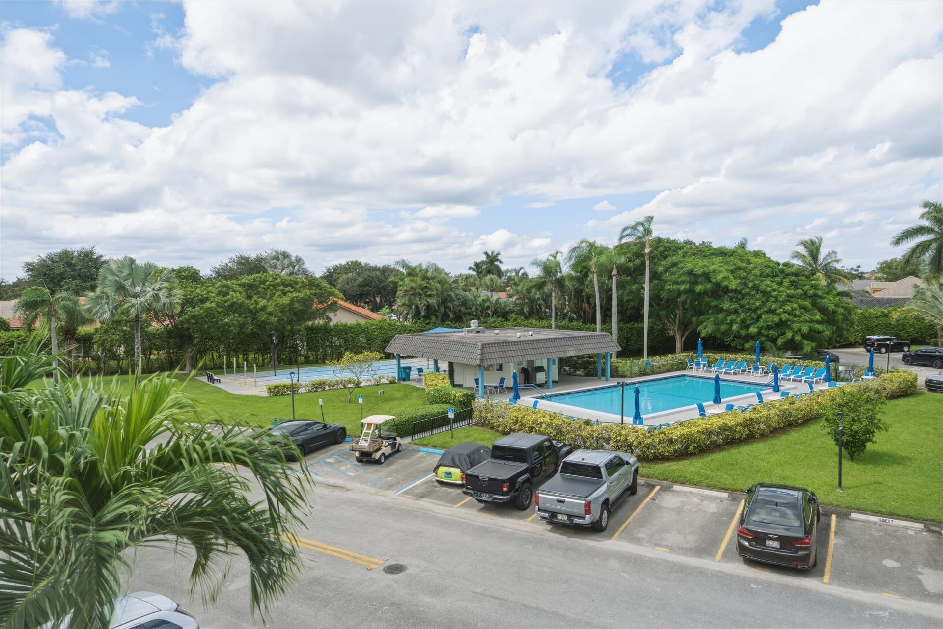 8970 S Hollybrook Boulevard, #308, Pembroke Pines, FL 33025 19. Front View Pool BBQ