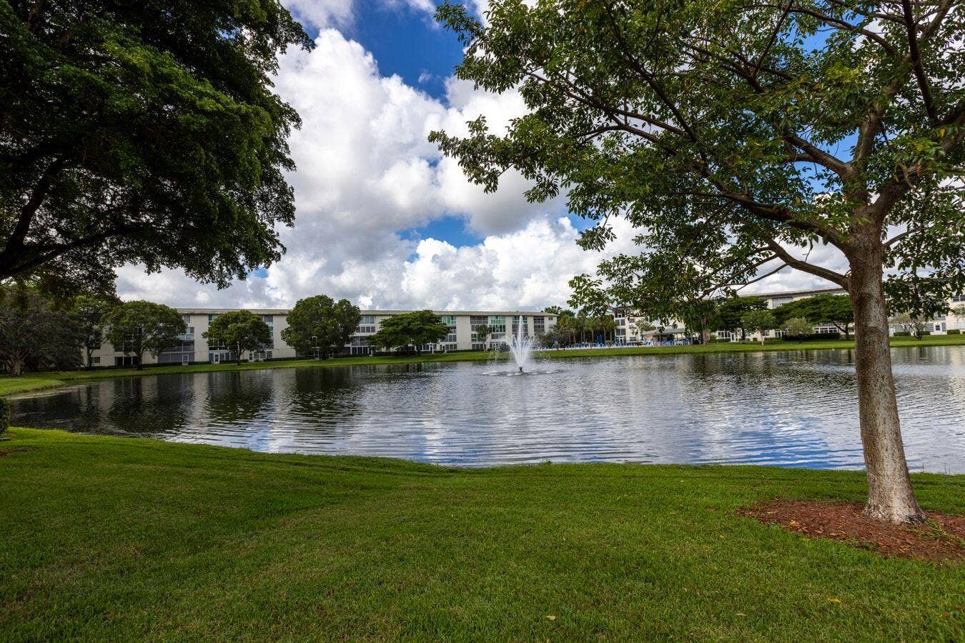1703 Andros Isle, #J1, Coconut Creek, FL 33066 Lake view from Patio