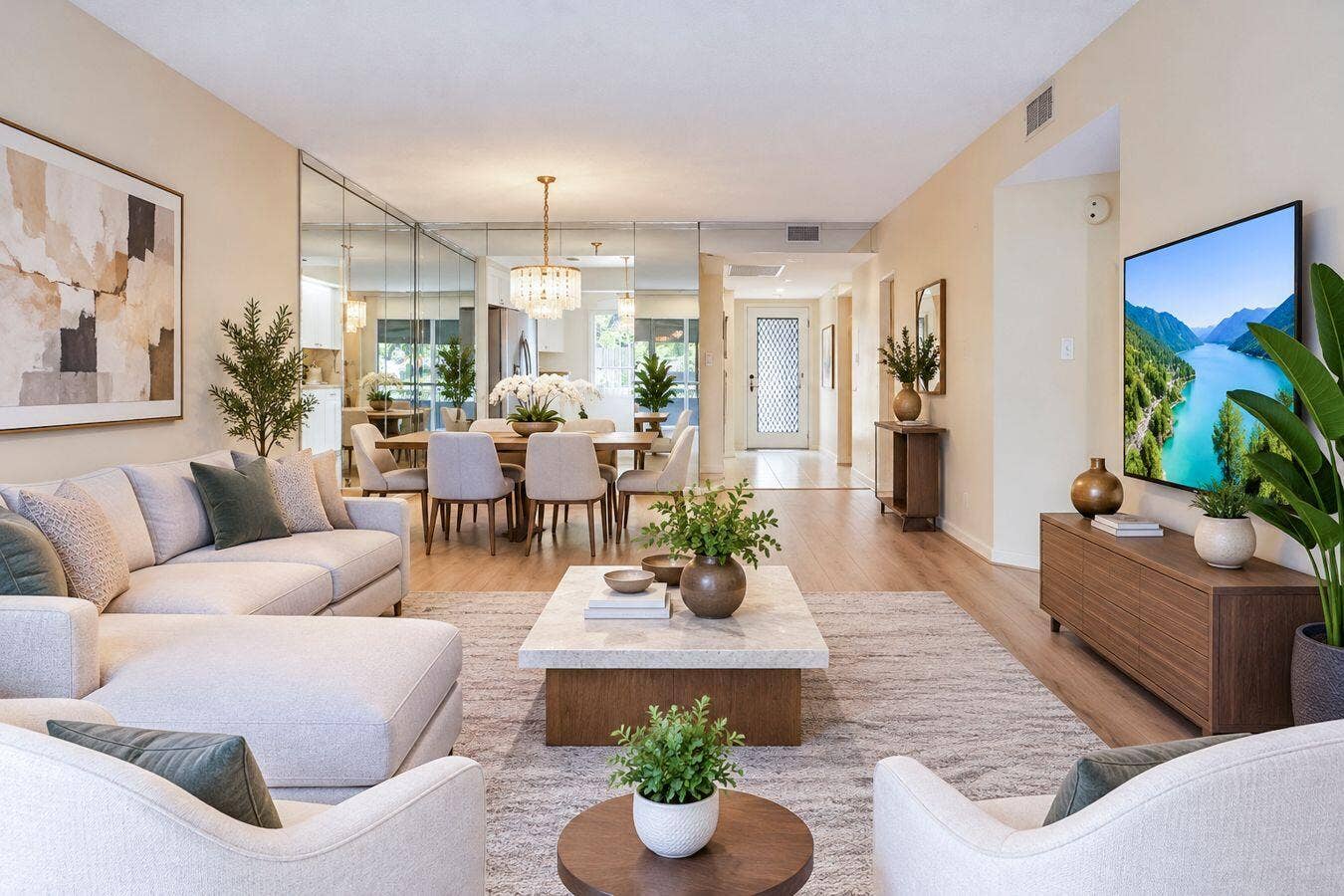 1703 Andros Isle, #J1, Coconut Creek, FL 33066 Virtual Staging - Living-Room