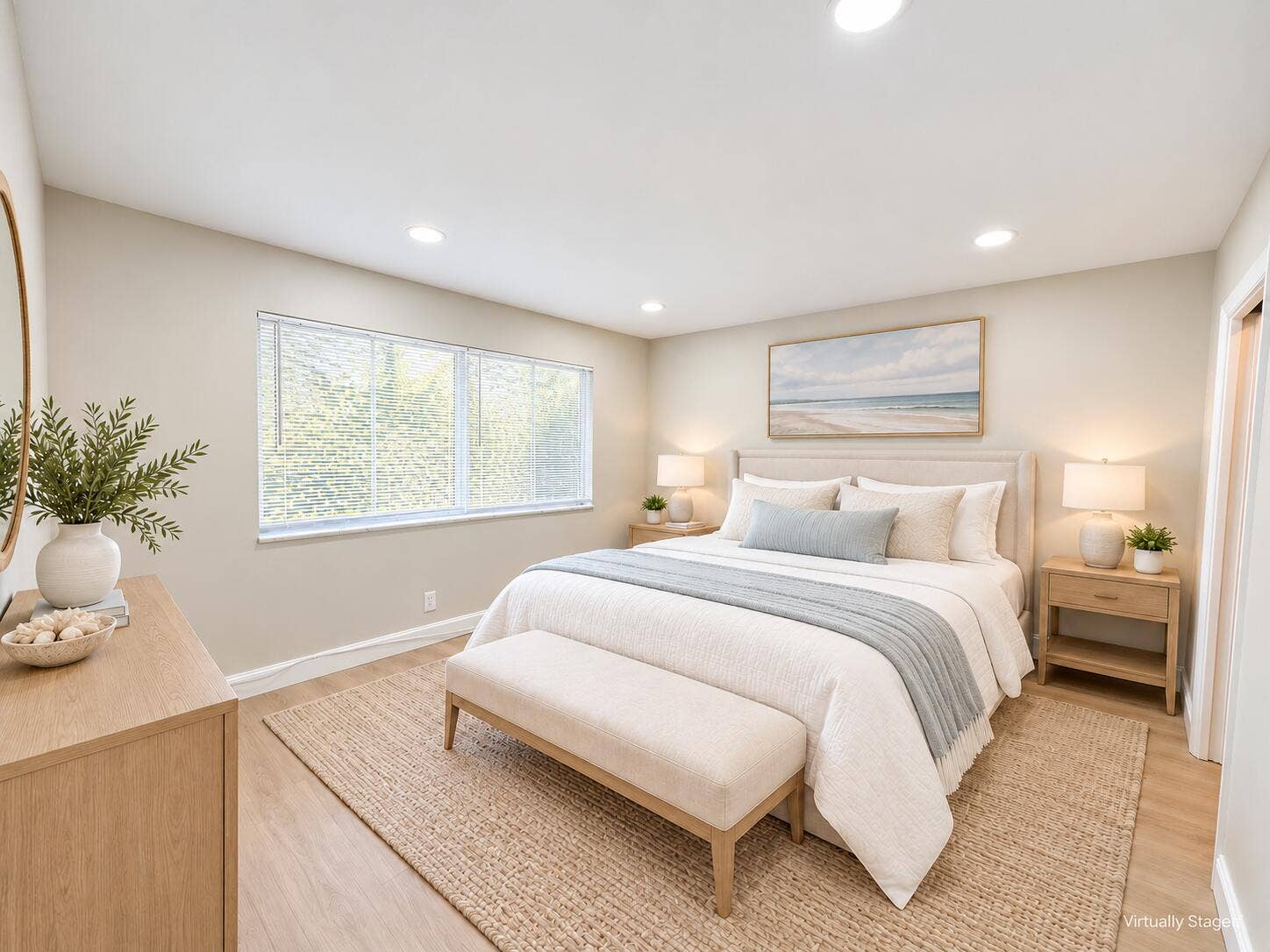 Master Bedroom: Virtually Staged