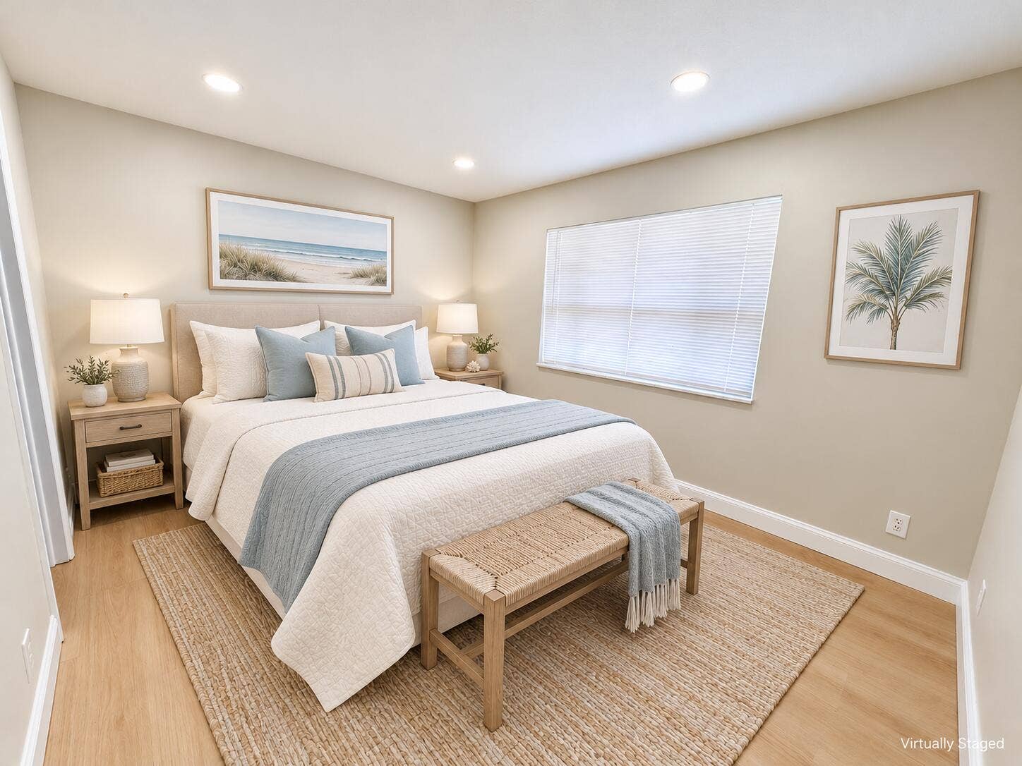 Second Bedroom: virtually staged