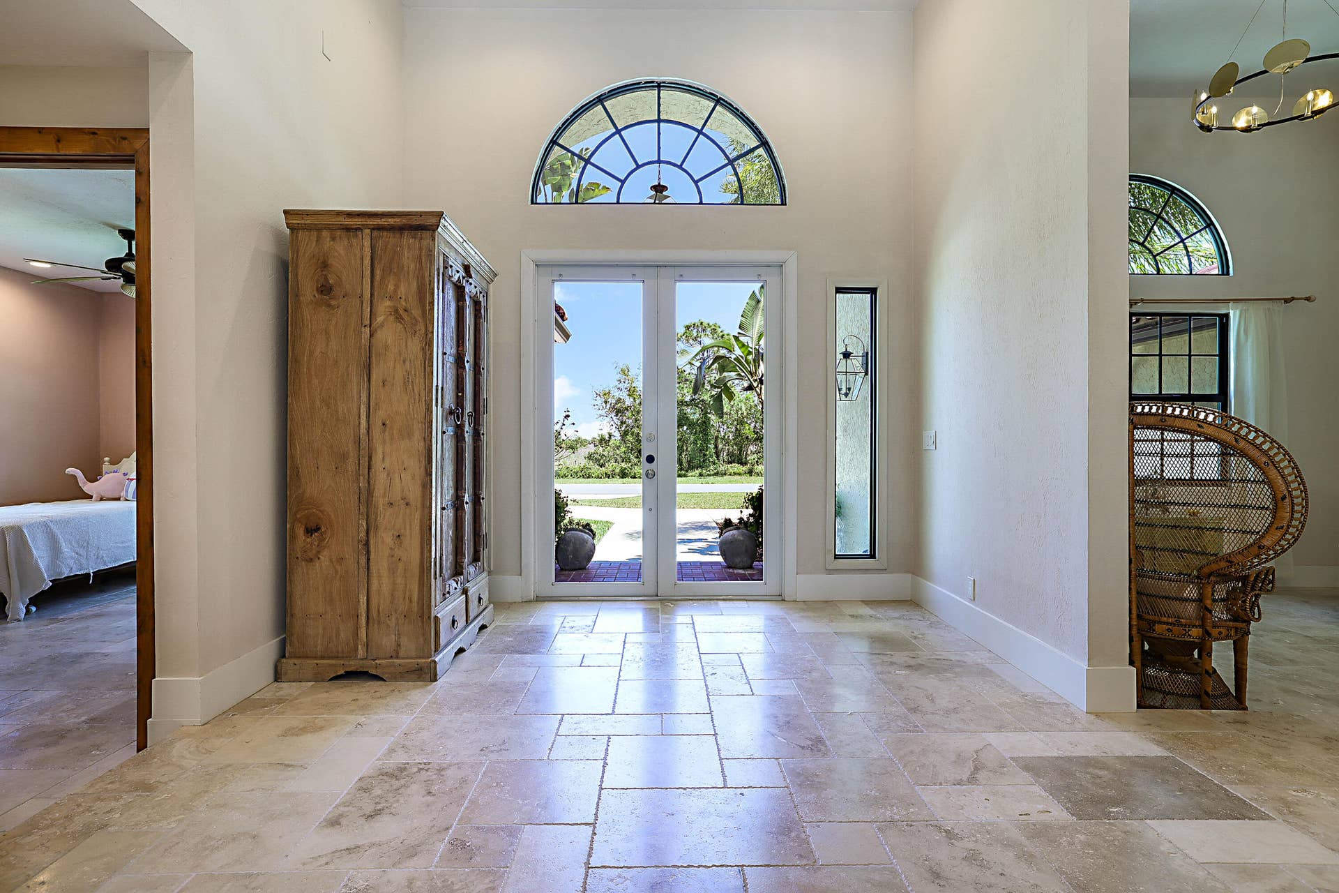 New Travertine Tile throughout