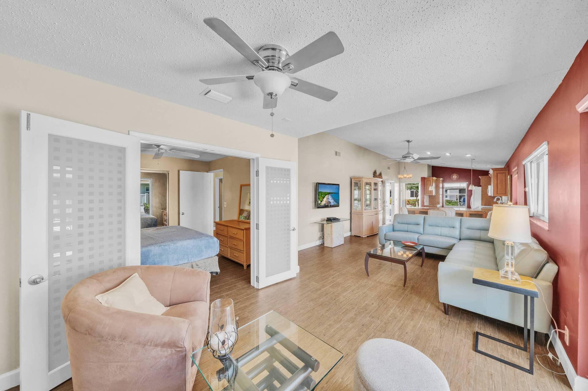 Family - Sitting Room to Living-Kitchen