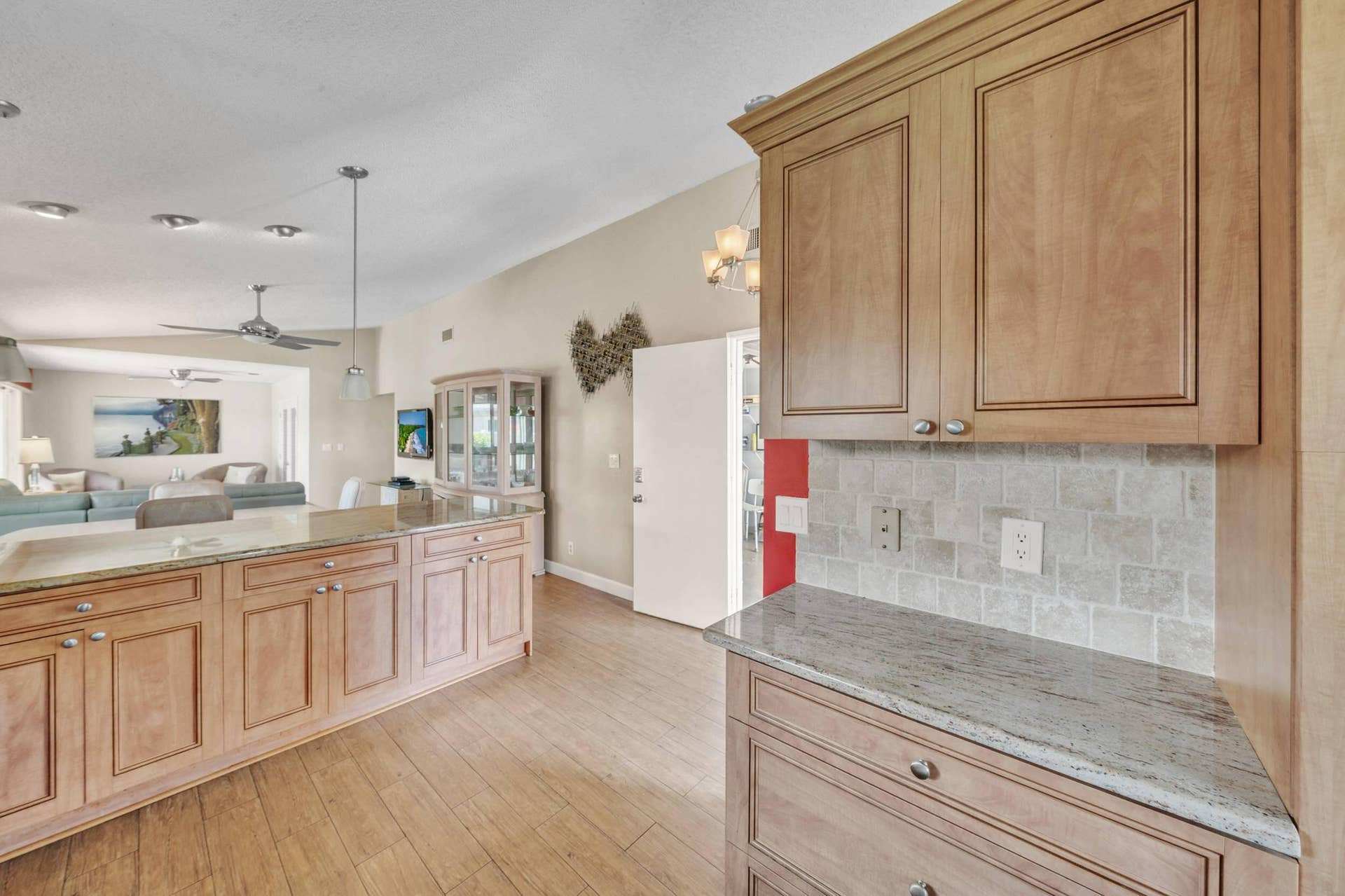 Kitchen to Living Area