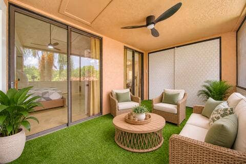 10690 NW 14TH Street, #138, Plantation, FL 33322 Private patio provides space to relax outdoors.