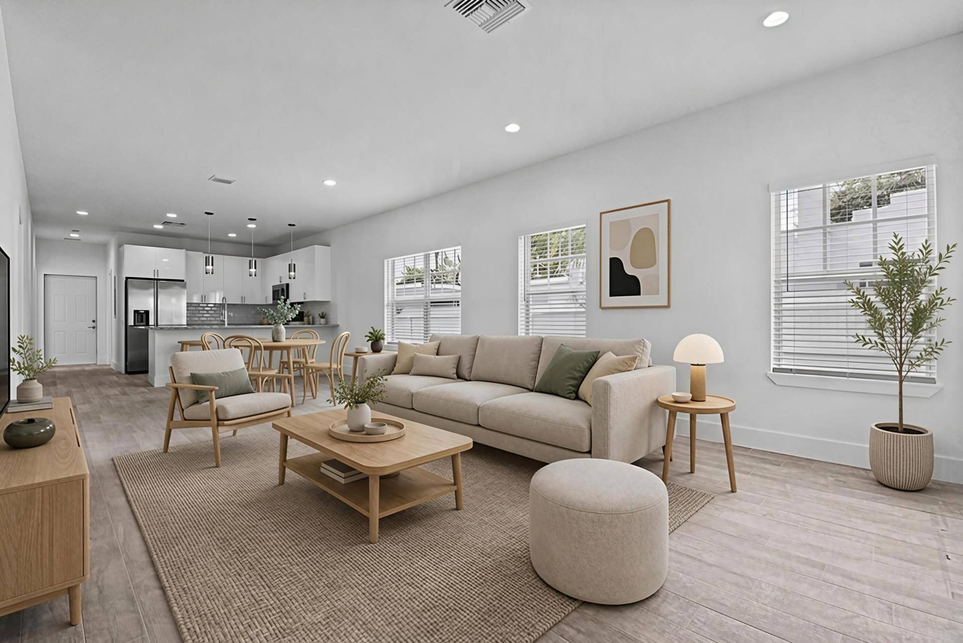 3804 Greenwood Avenue, West Palm Beach, FL 33407 Staged Living/ Dining Room