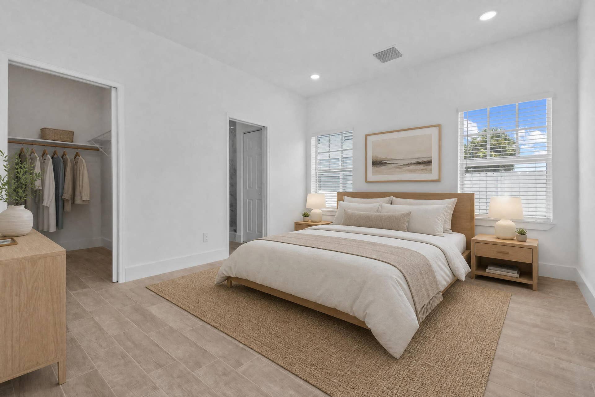 3804 Greenwood Avenue, West Palm Beach, FL 33407 Staged Primary Bedroom