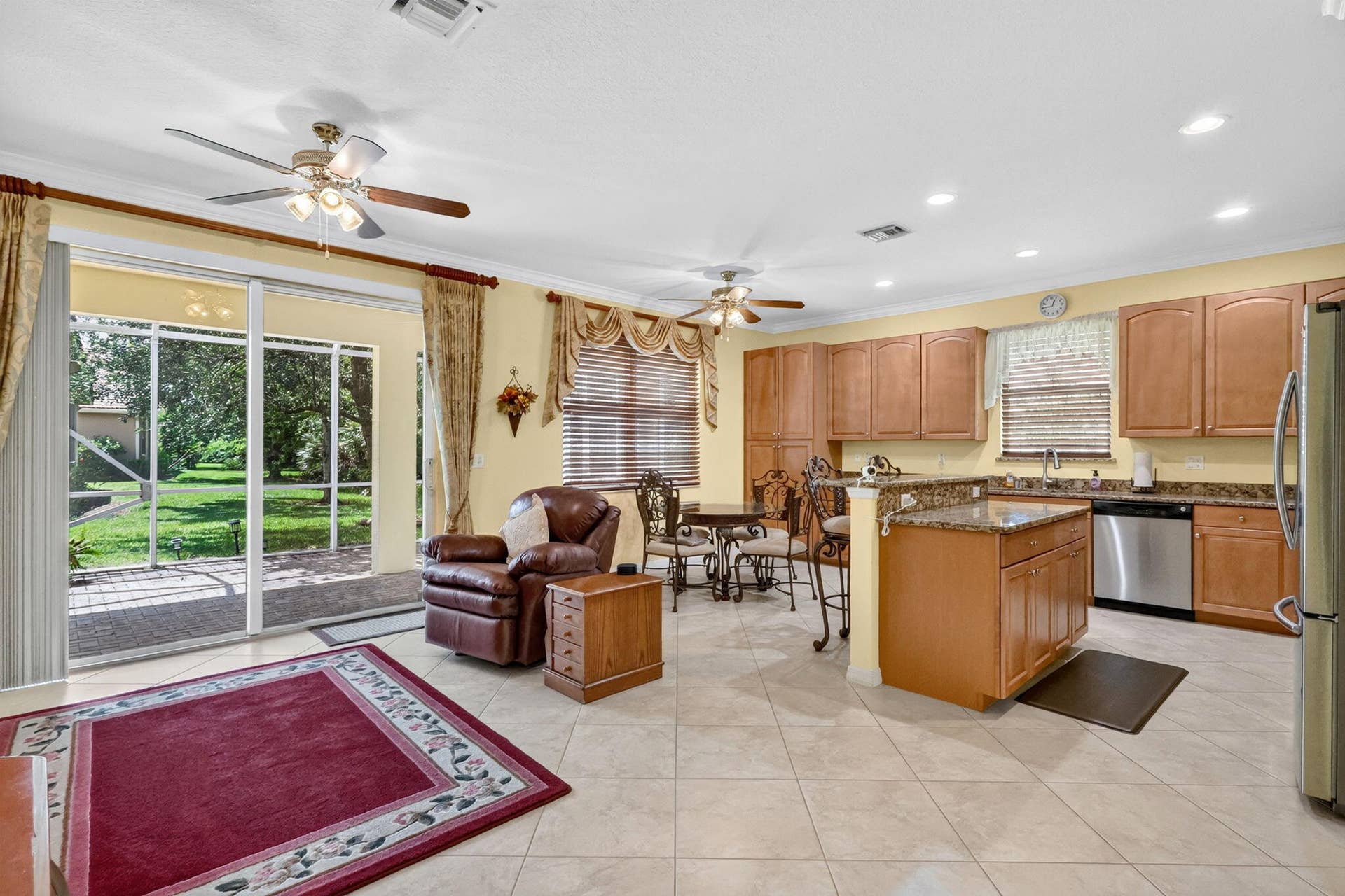 6311 ASTOR Place, Vero Beach, FL 32966 Kitchen/Breakfast/Family Rm