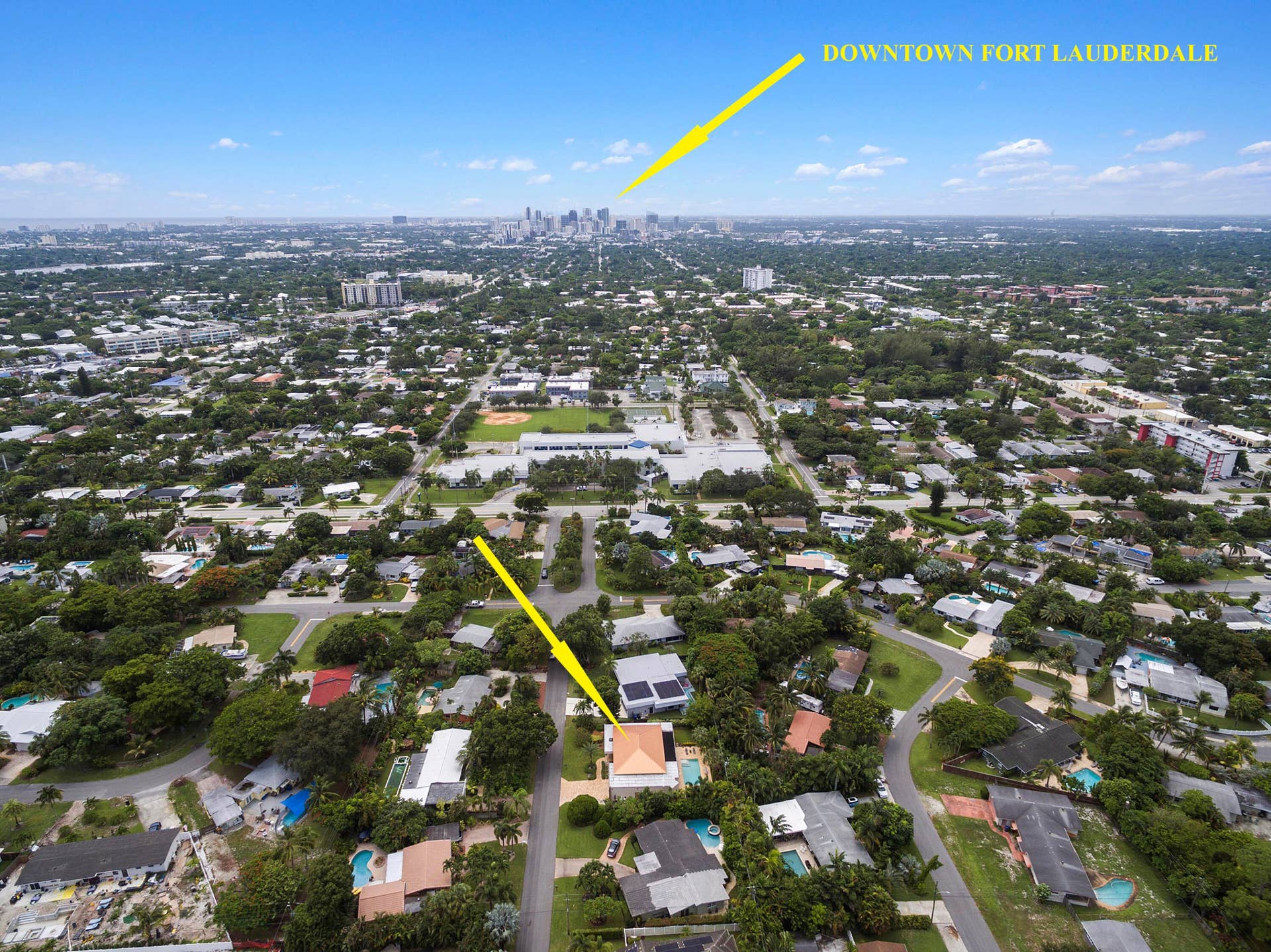 2701 NE 2ND Avenue, Wilton Manors, FL 33334 Aerial View