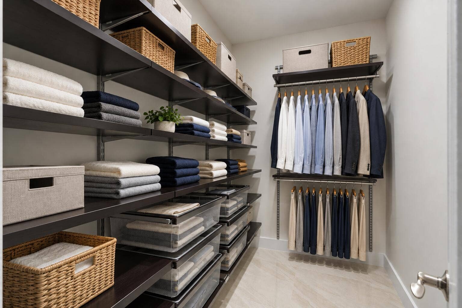 2701 NE 2ND Avenue, Wilton Manors, FL 33334 Modern Organized Walk-In Closet