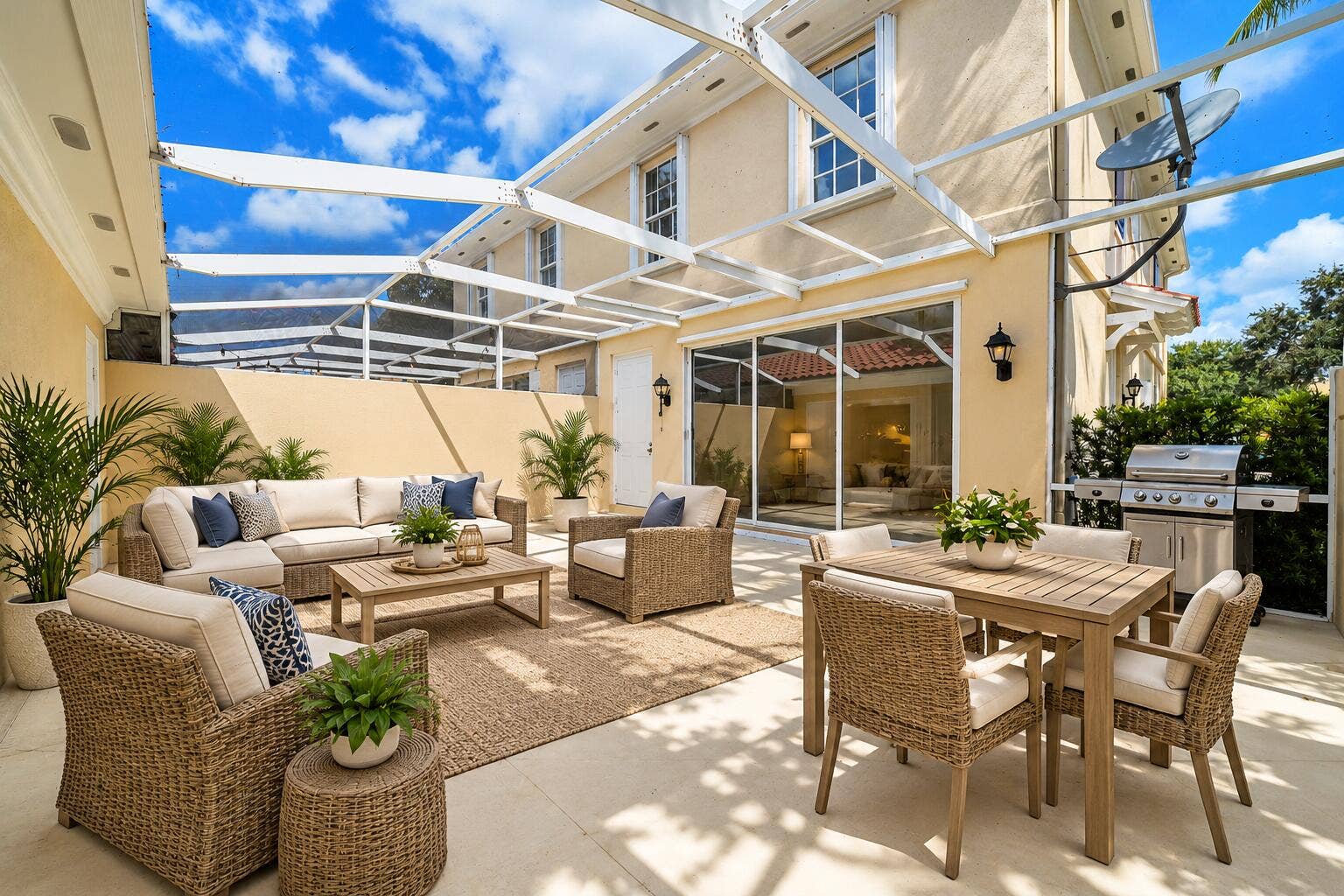 3846 Greenway Drive, Jupiter, FL 33458 virtually staged patio