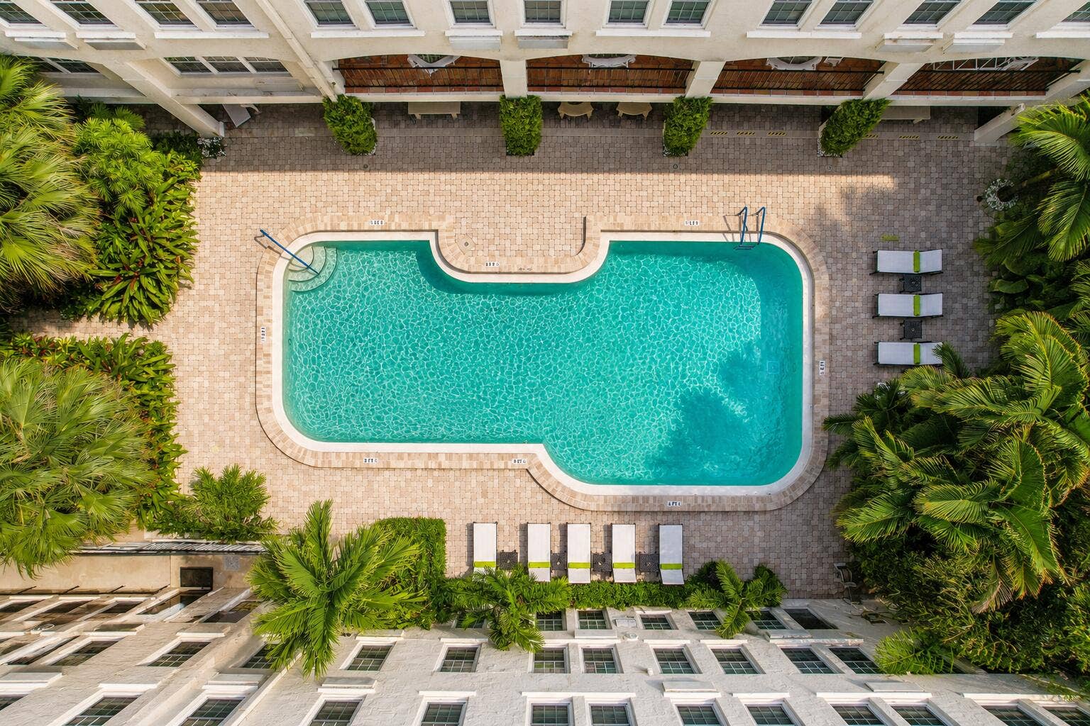 235 Sunrise Avenue, #3201, Palm Beach, FL 33480 Palm Beach Hotel - Pool Area