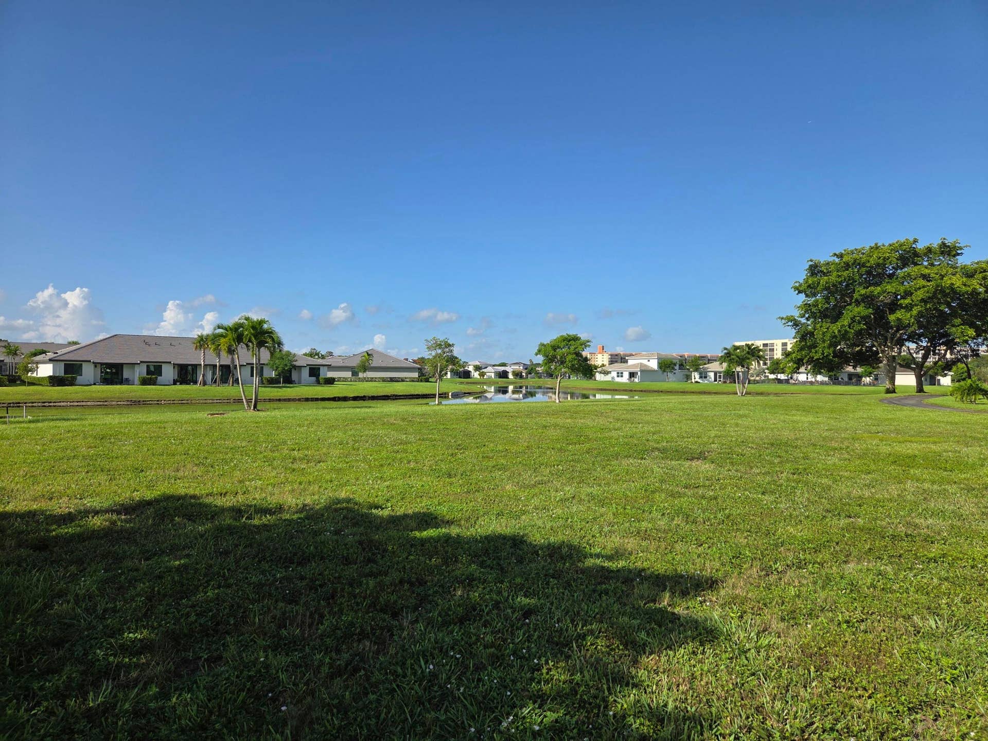 14426 Amberly Lane, #Apt 203, Delray Beach, FL 33446 View from Walking Path