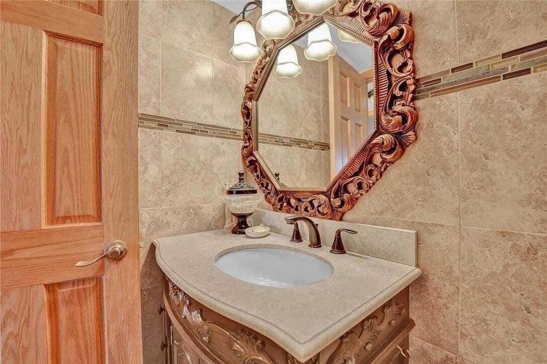 powder room half bath