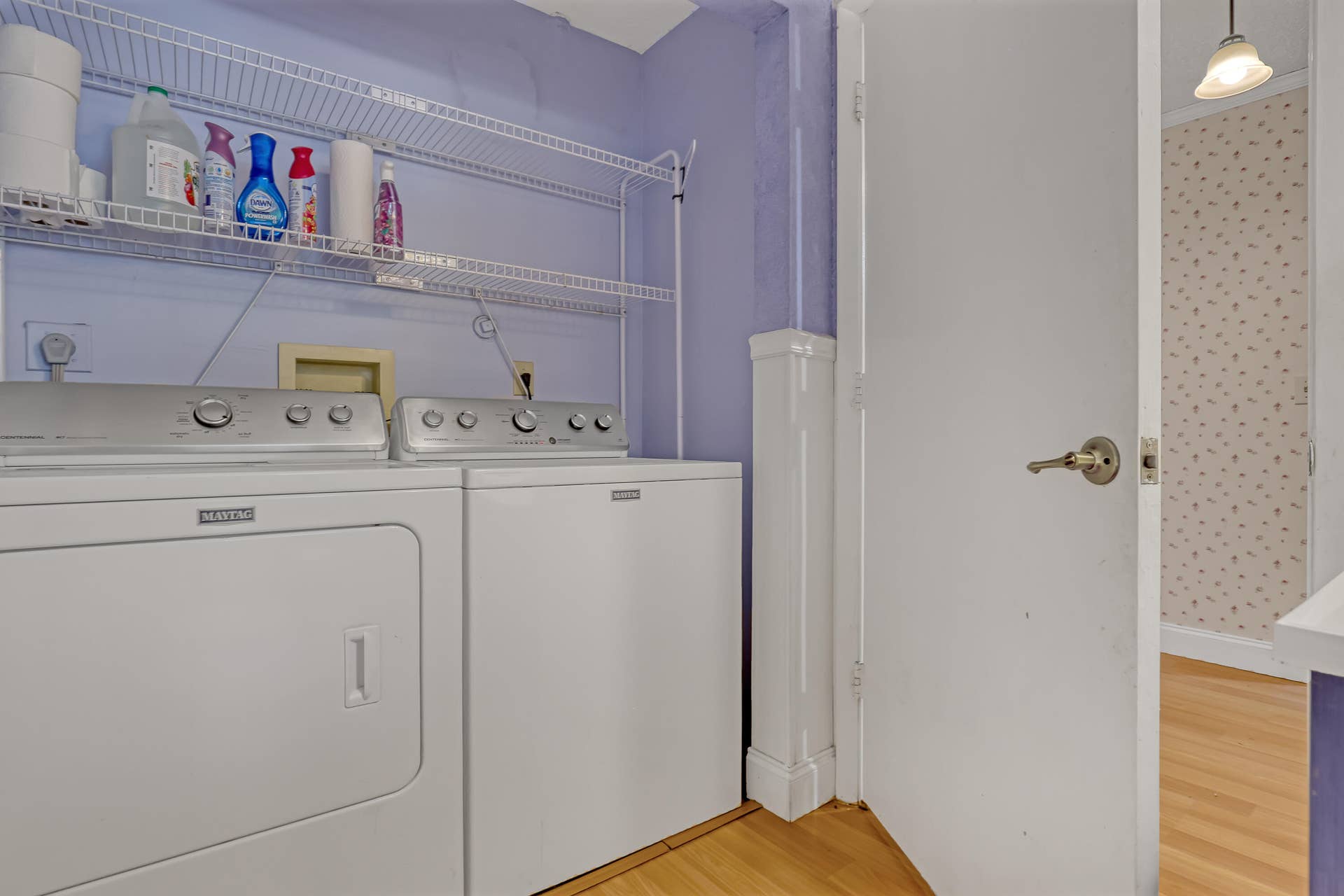 Laundry on first floor