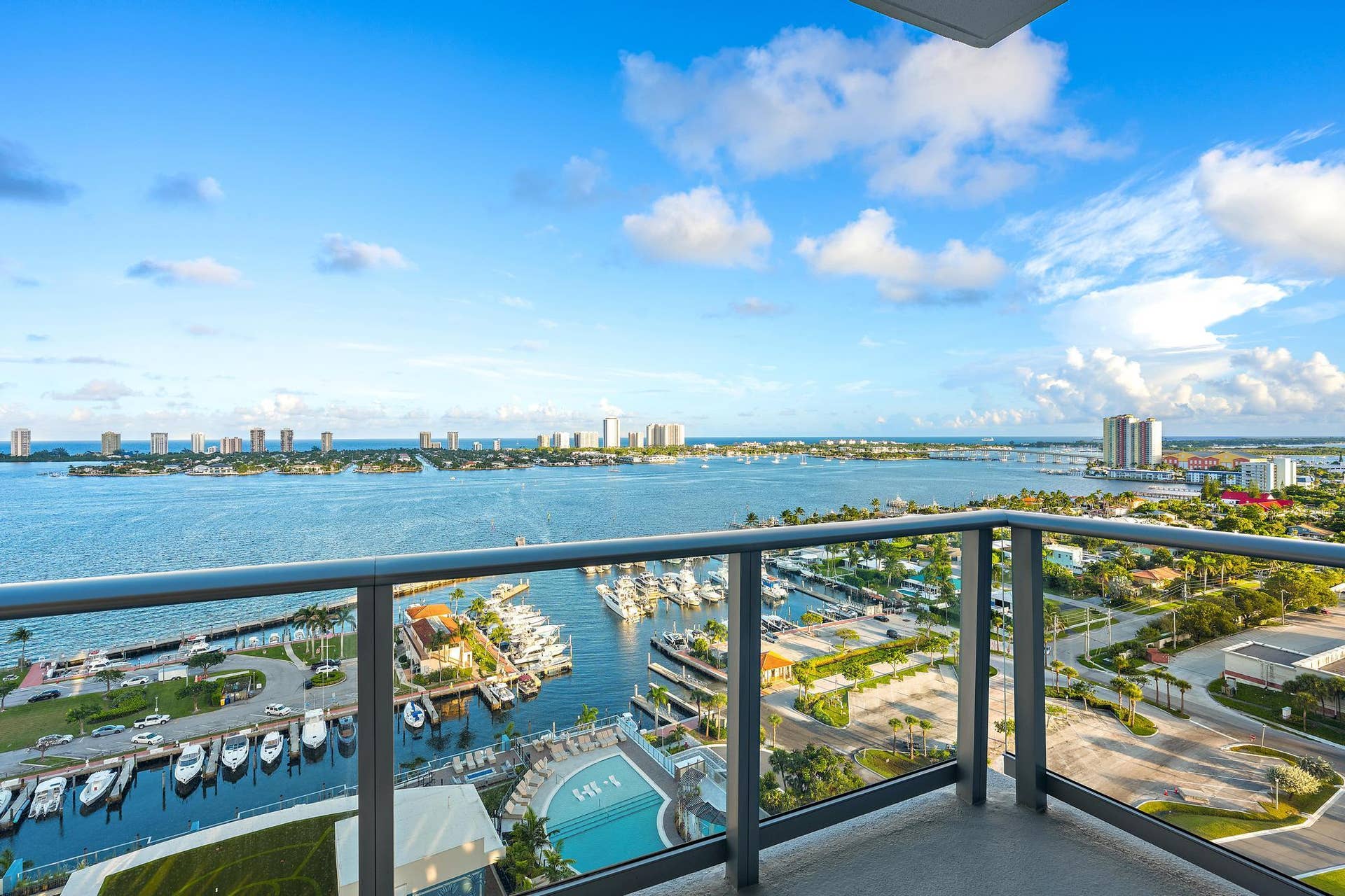 220 Lake Shore Drive, #1802, Lake Park, FL 33403 Covered Balcony